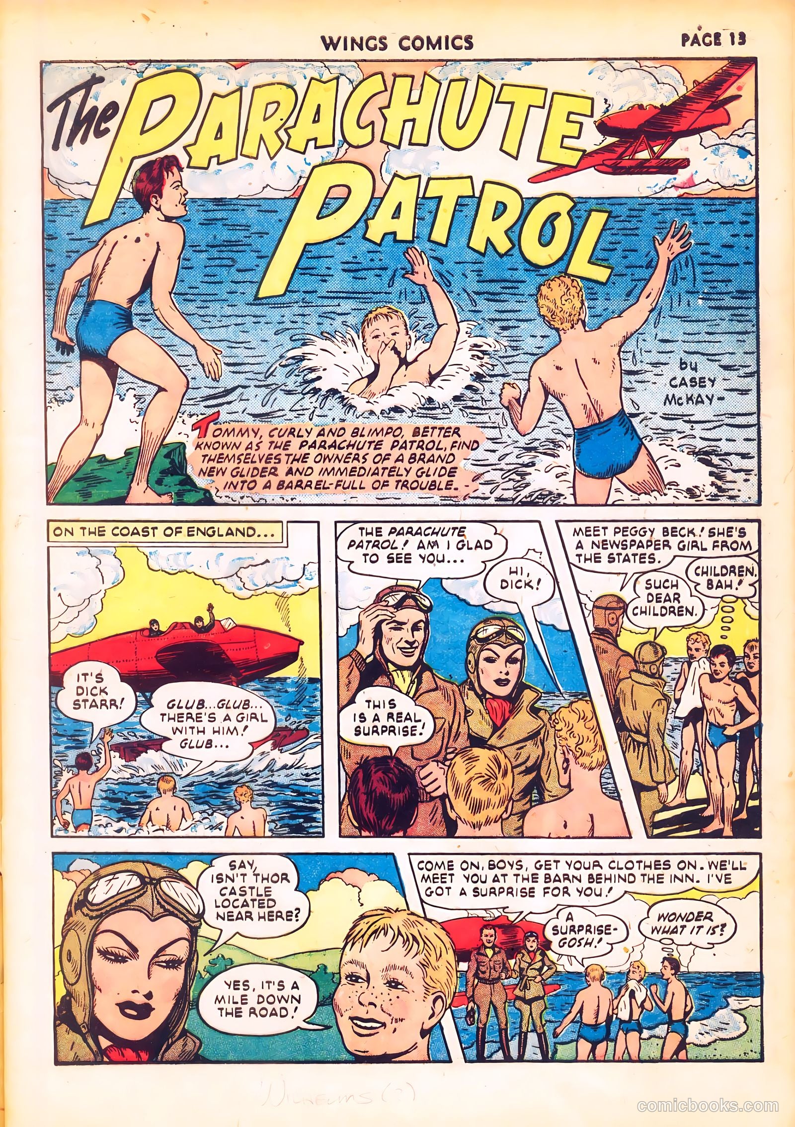 Wings Comics #20 (1942) — page 15 of 68