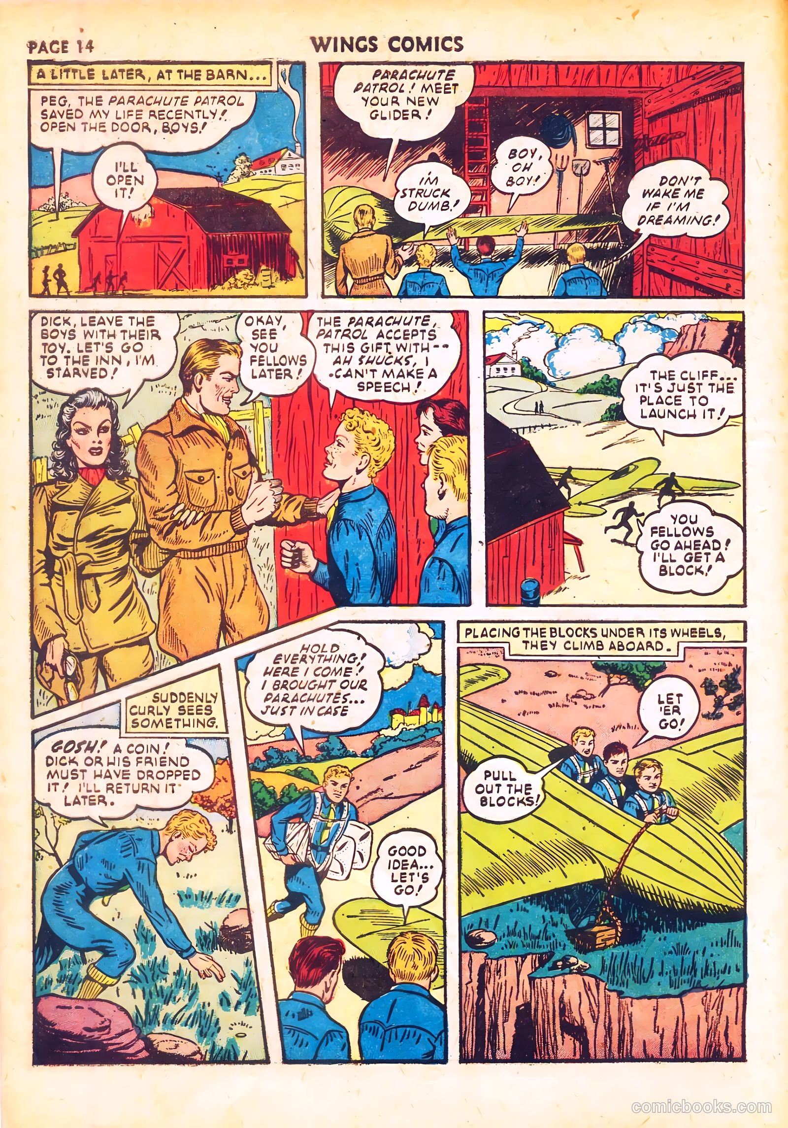 Wings Comics #20 (1942) — page 16 of 68
