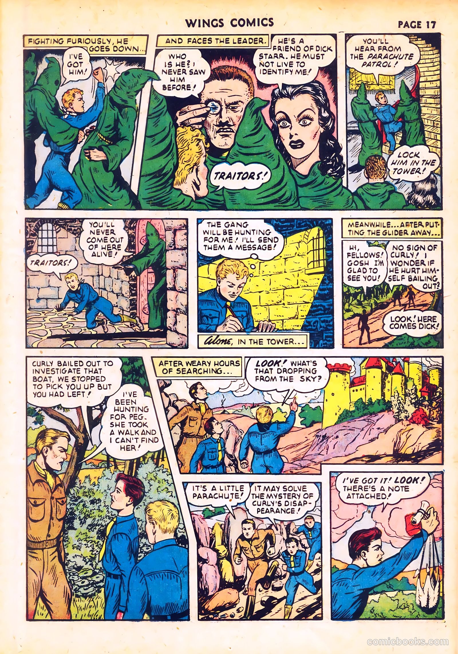 Wings Comics #20 (1942) — page 19 of 68