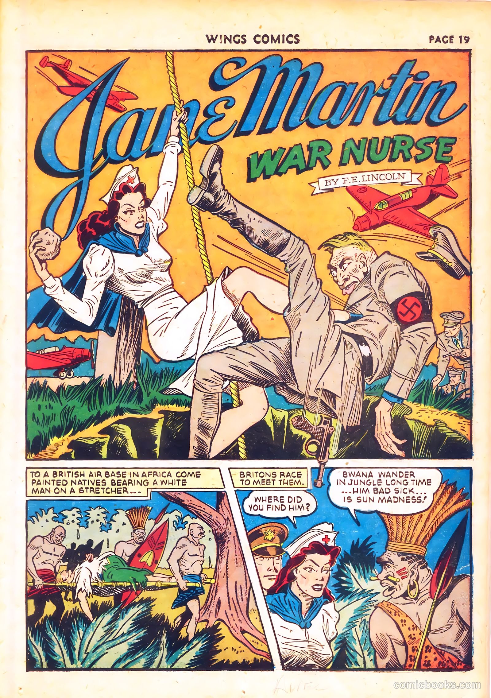 Wings Comics #20 (1942) — page 21 of 68