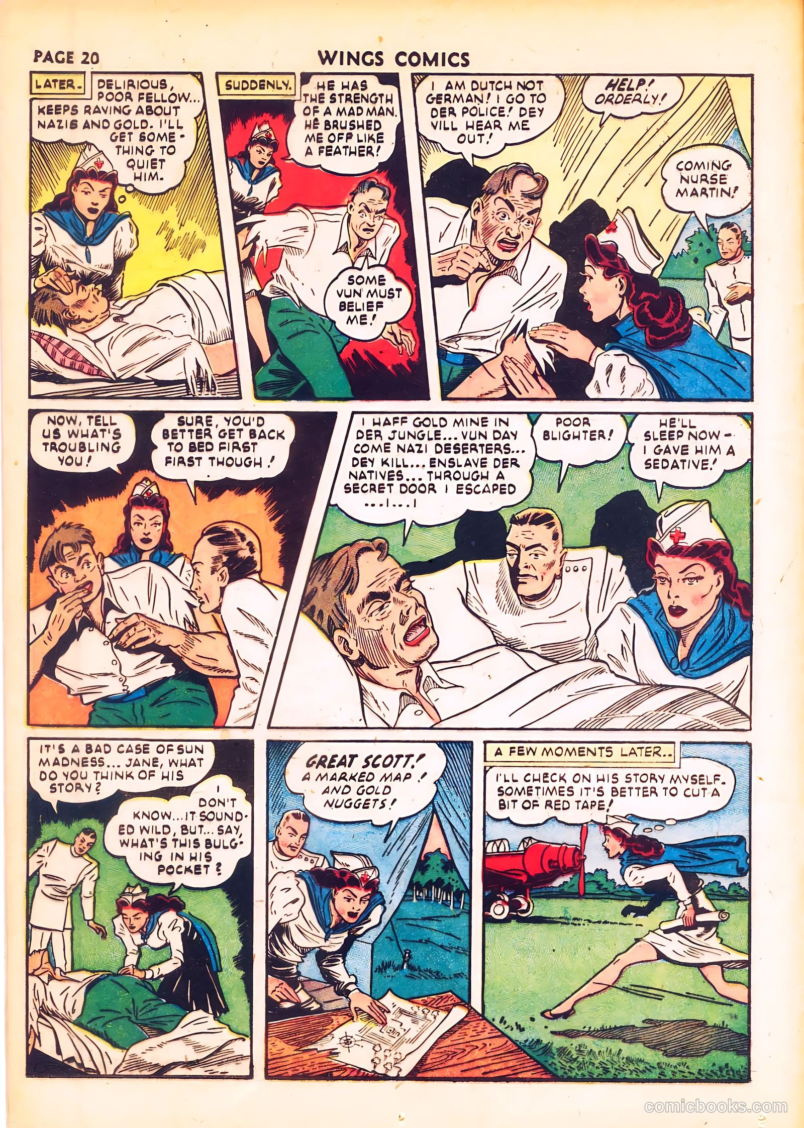 Wings Comics #20 (1942) — page 22 of 68