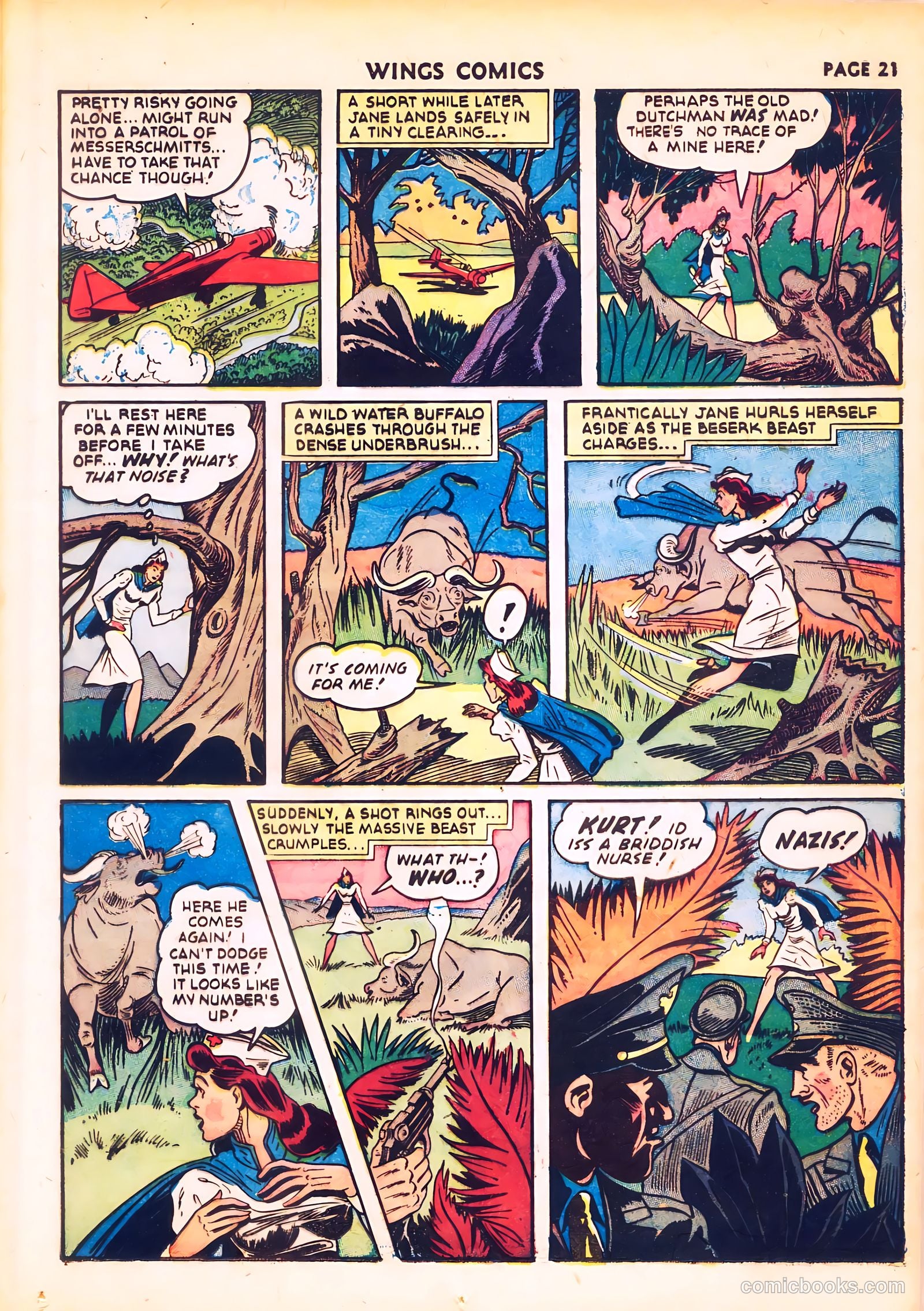 Wings Comics #20 (1942) — page 23 of 68