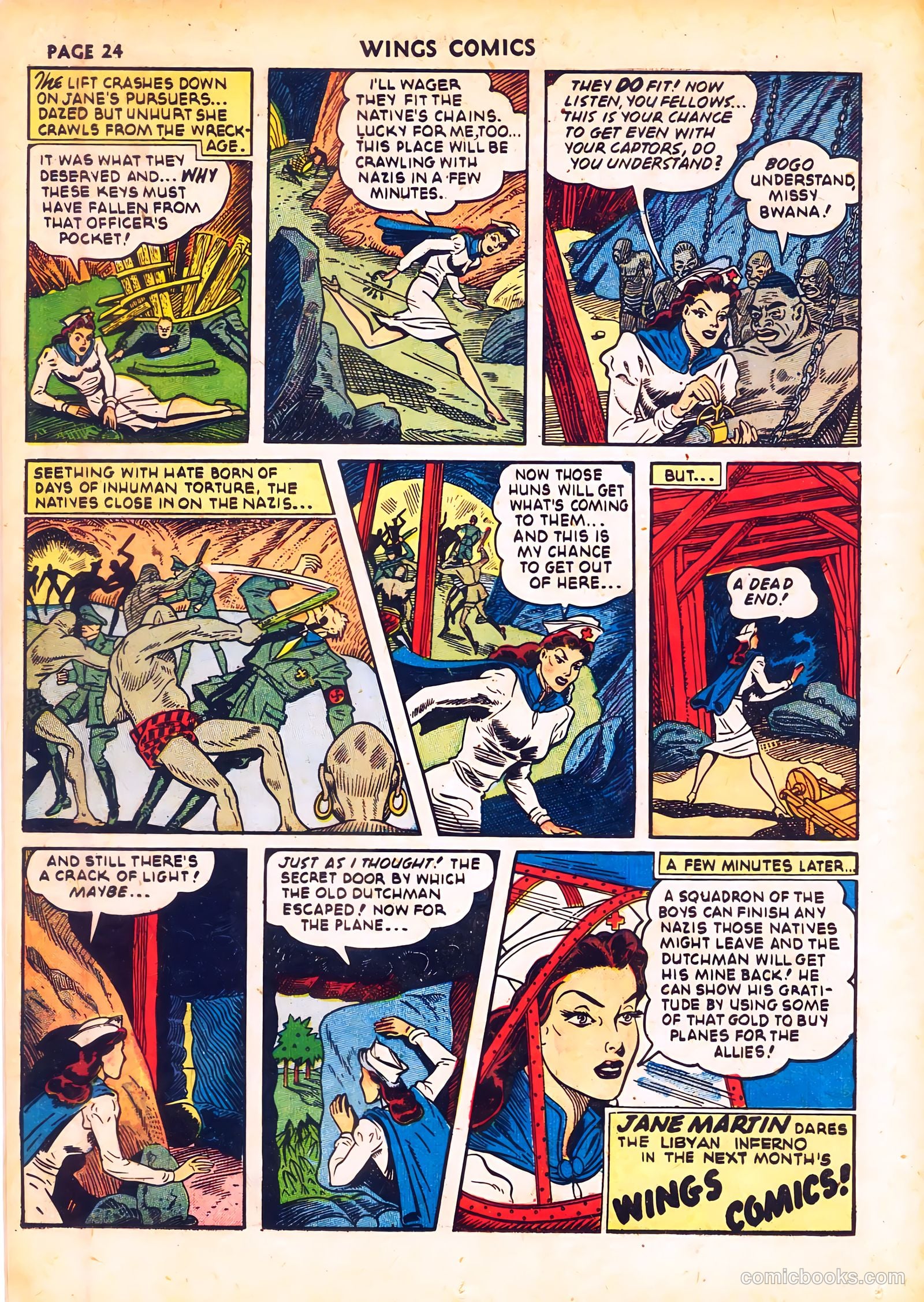 Wings Comics #20 (1942) — page 26 of 68