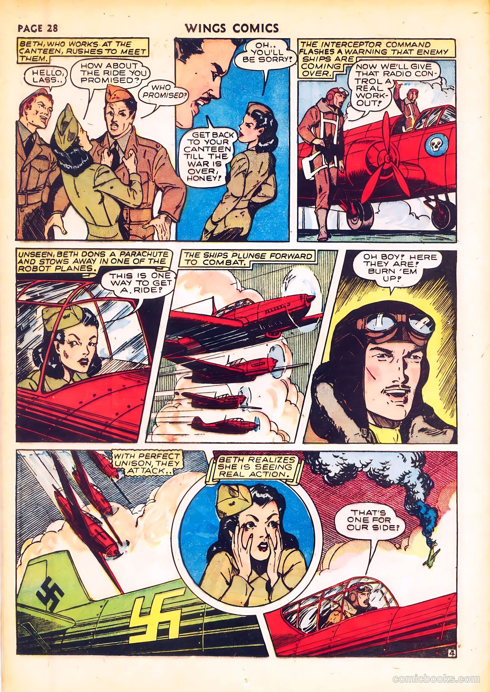 Wings Comics #20 (1942) — page 30 of 68