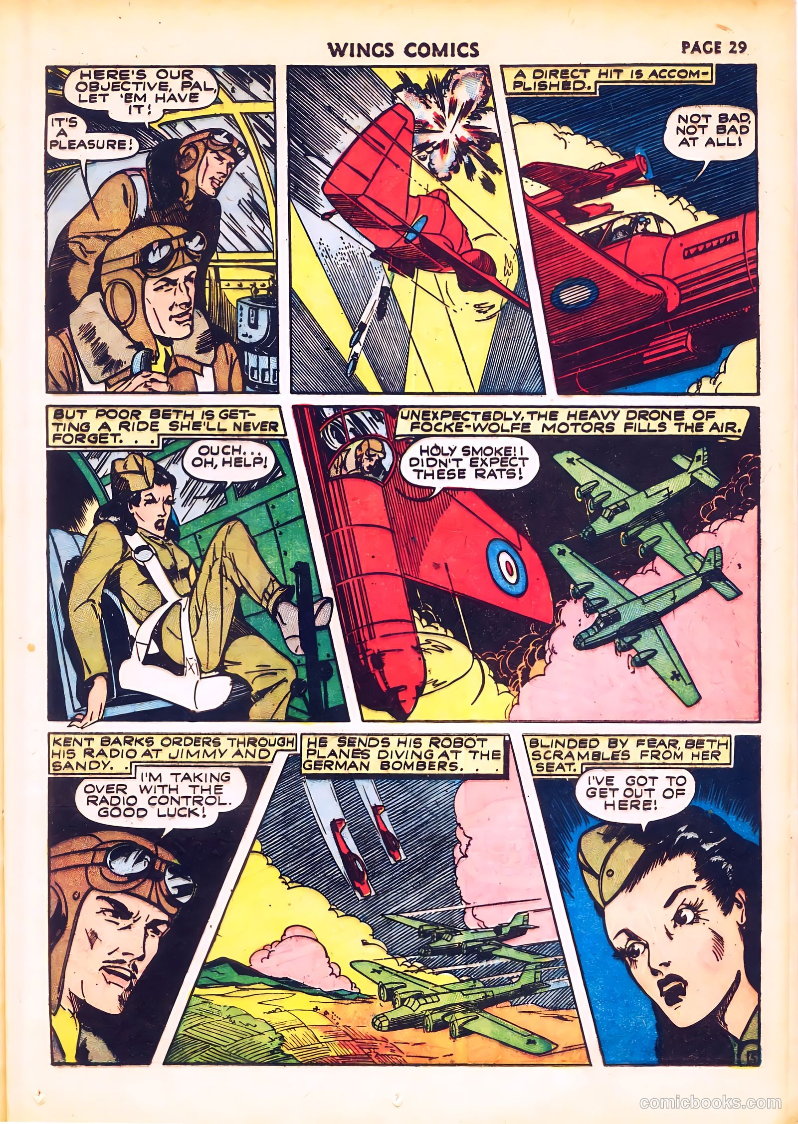 Wings Comics #20 (1942) — page 31 of 68