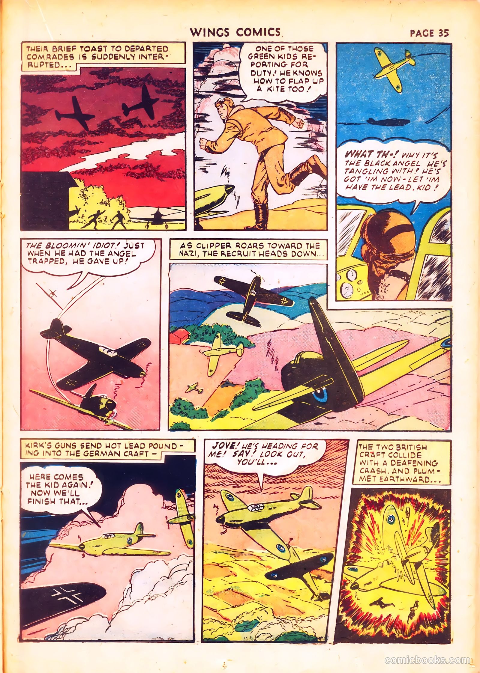 Wings Comics #20 (1942) — page 37 of 68