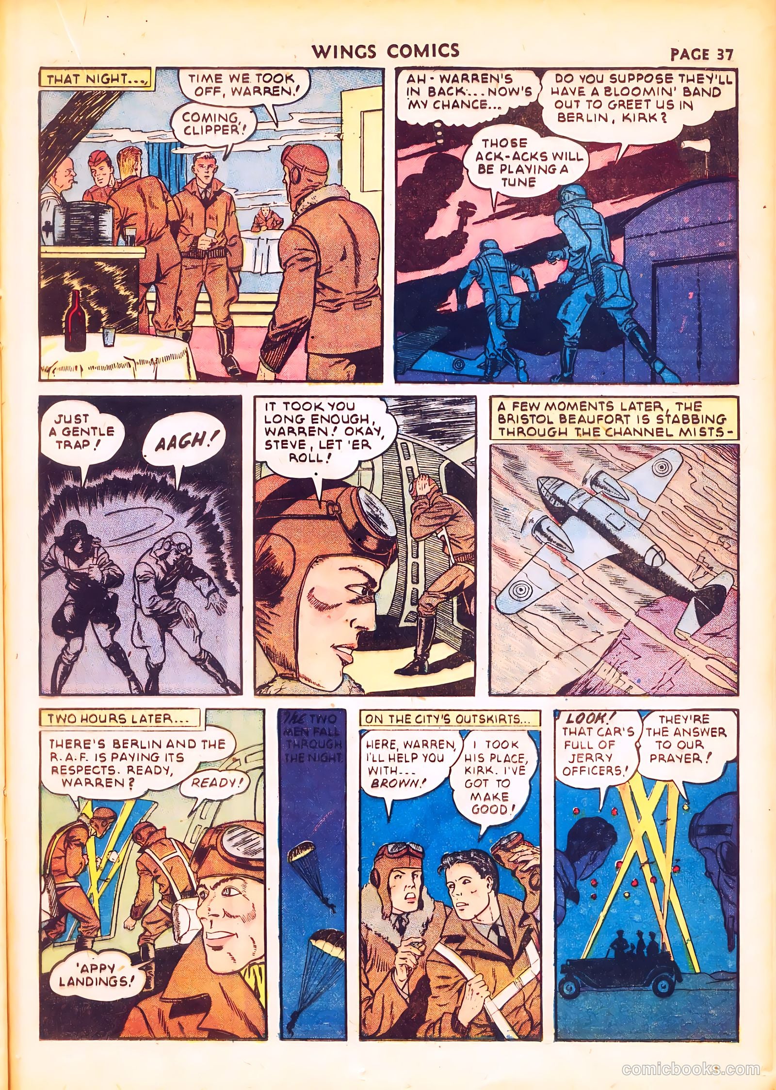 Wings Comics #20 (1942) — page 39 of 68
