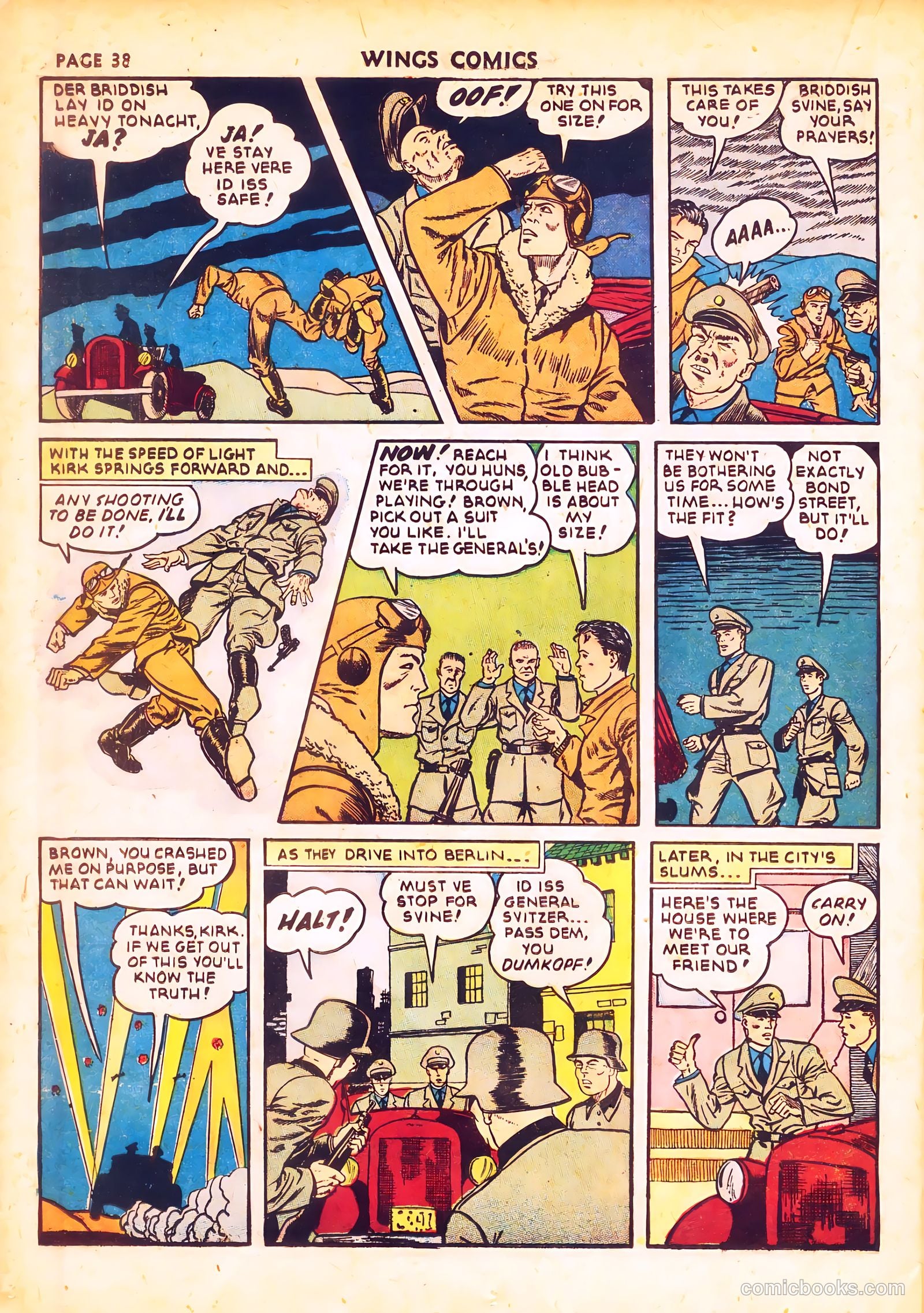 Wings Comics #20 (1942) — page 40 of 68