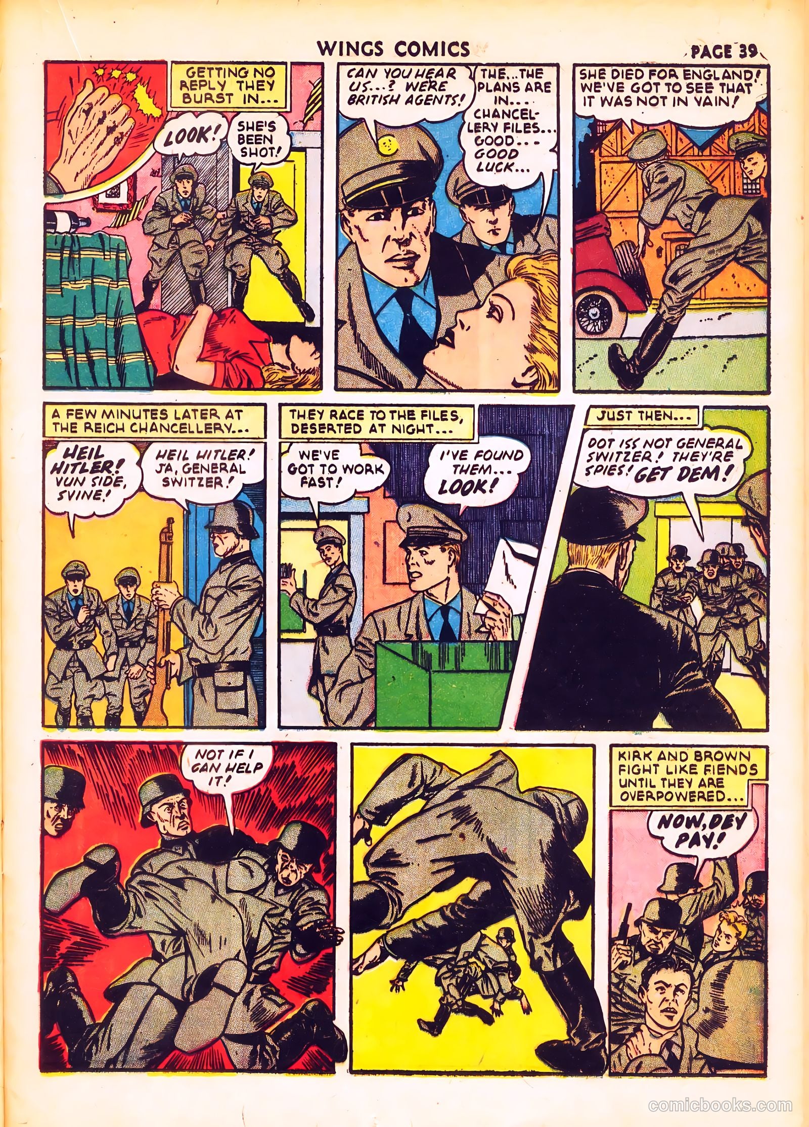 Wings Comics #20 (1942) — page 41 of 68