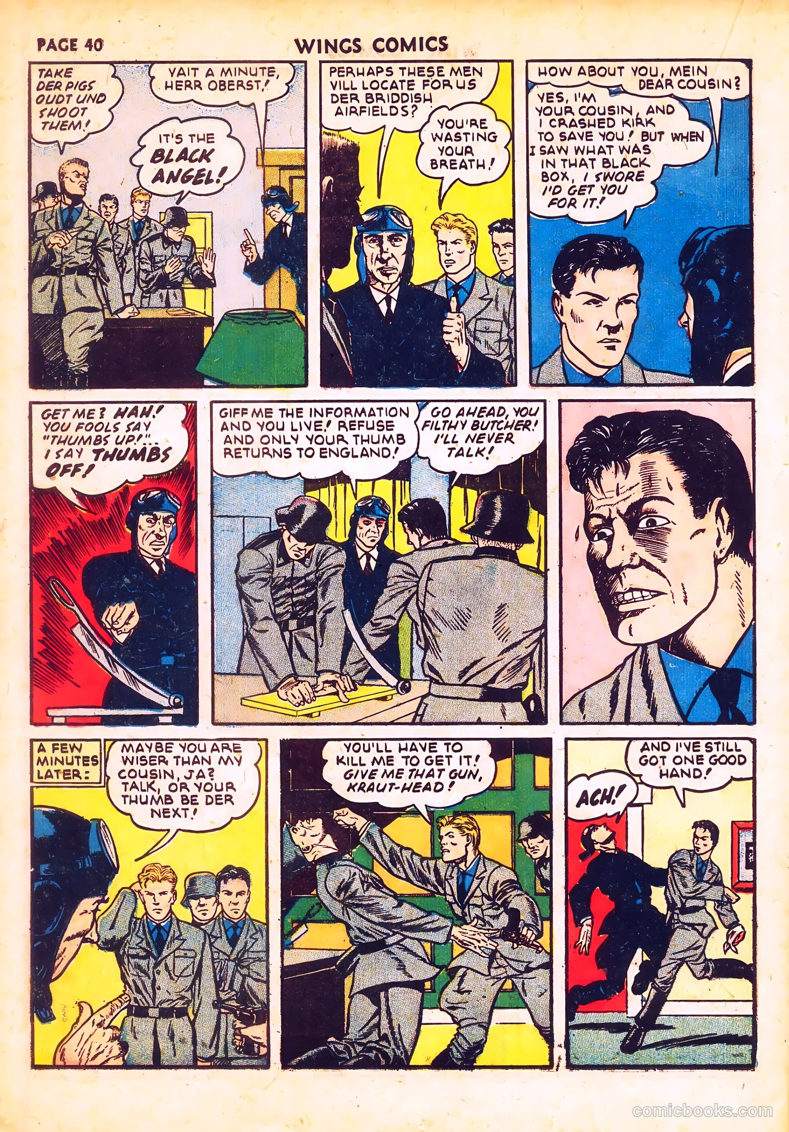Wings Comics #20 (1942) — page 42 of 68