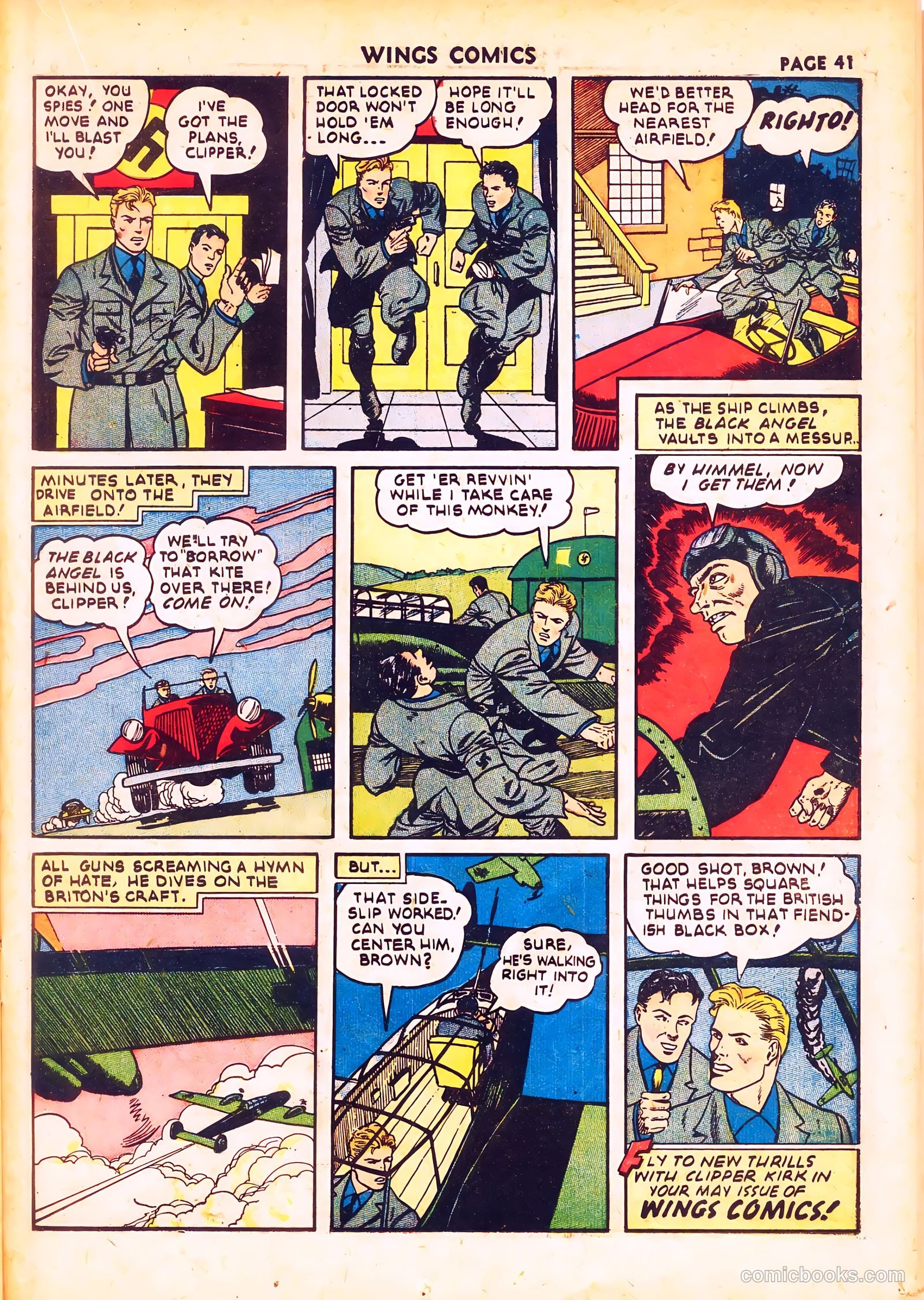 Wings Comics #20 (1942) — page 43 of 68