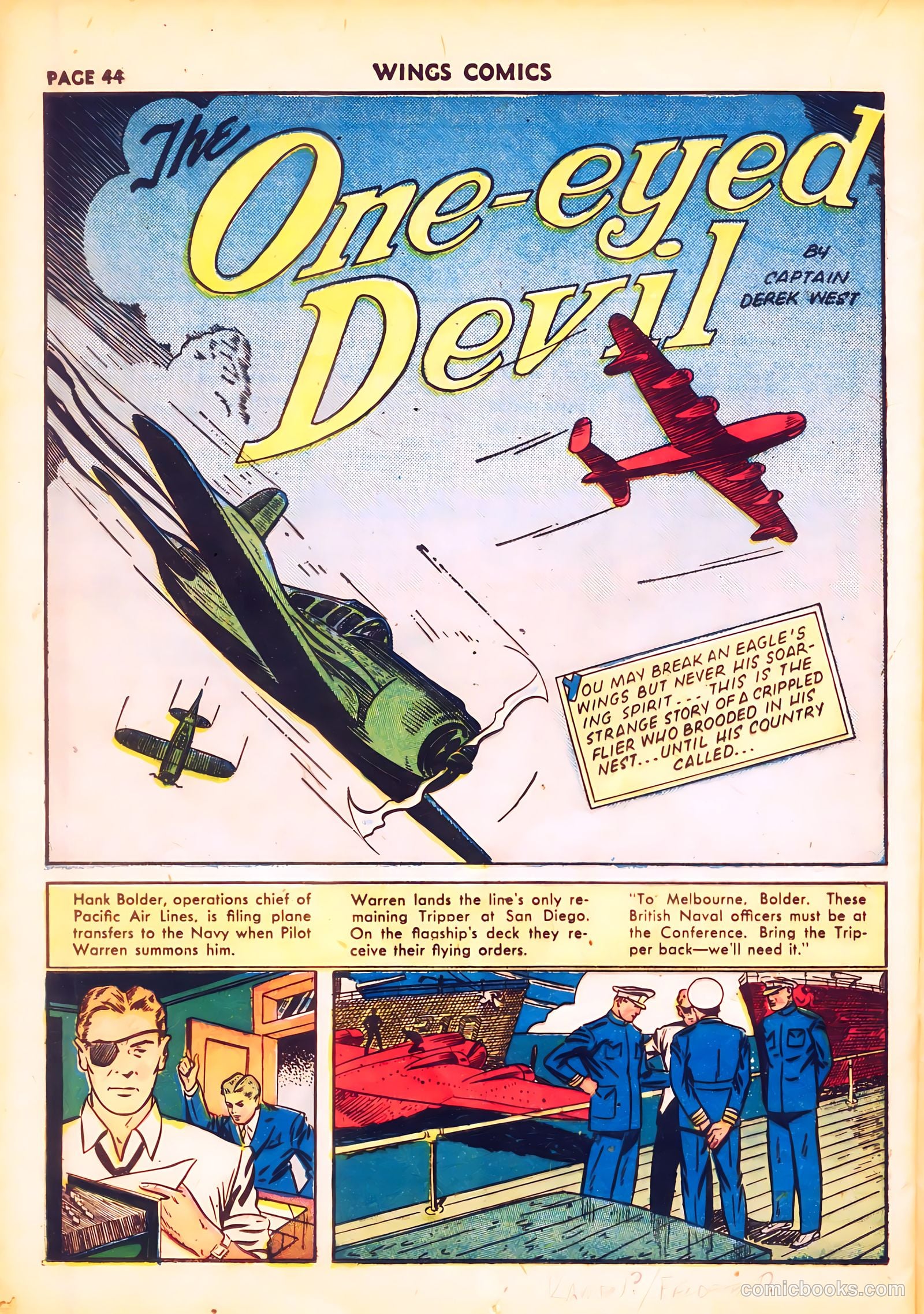 Wings Comics #20 (1942) — page 46 of 68