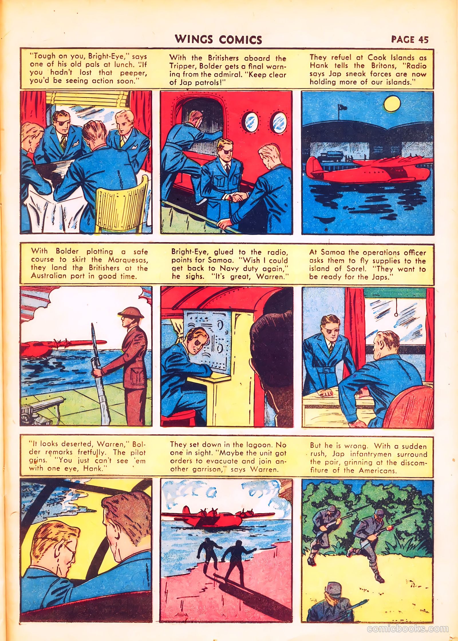 Wings Comics #20 (1942) — page 47 of 68