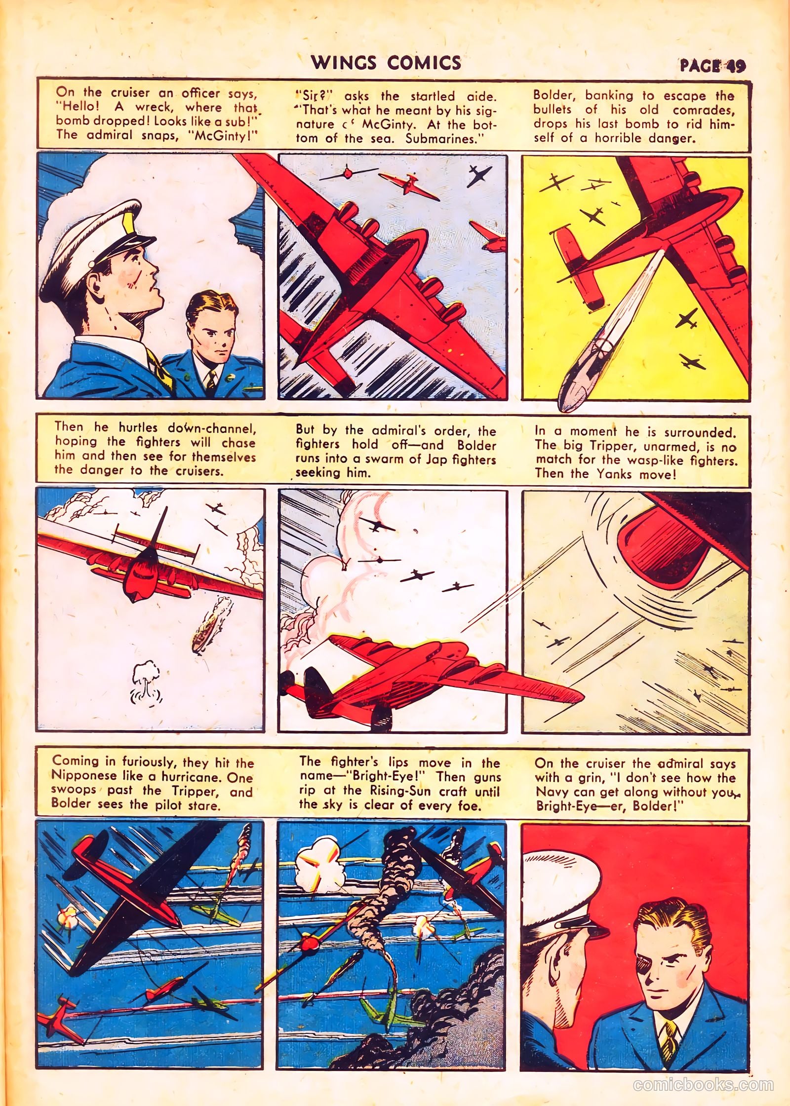 Wings Comics #20 (1942) — page 51 of 68