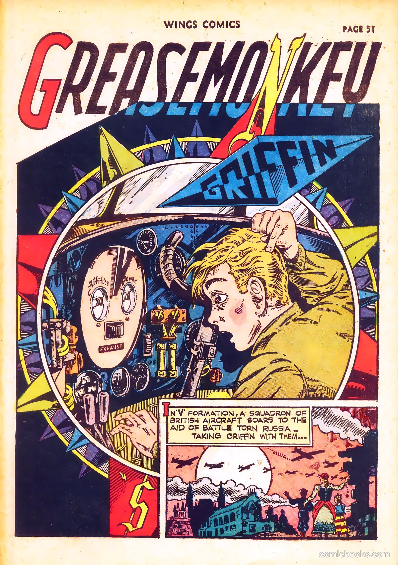 Wings Comics #20 (1942) — page 53 of 68