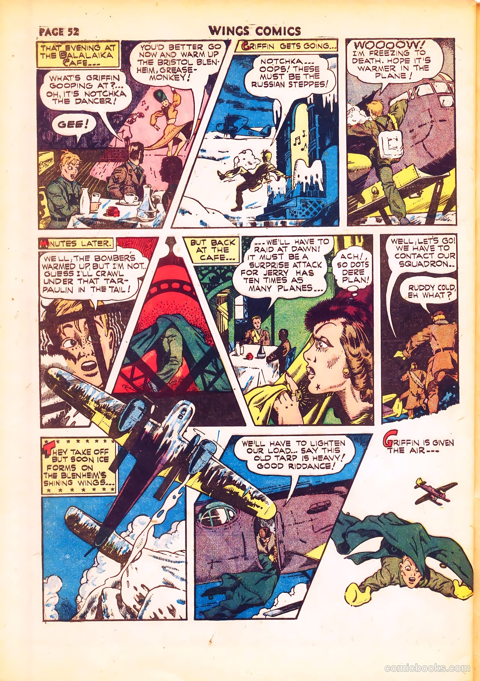 Wings Comics #20 (1942) — page 54 of 68