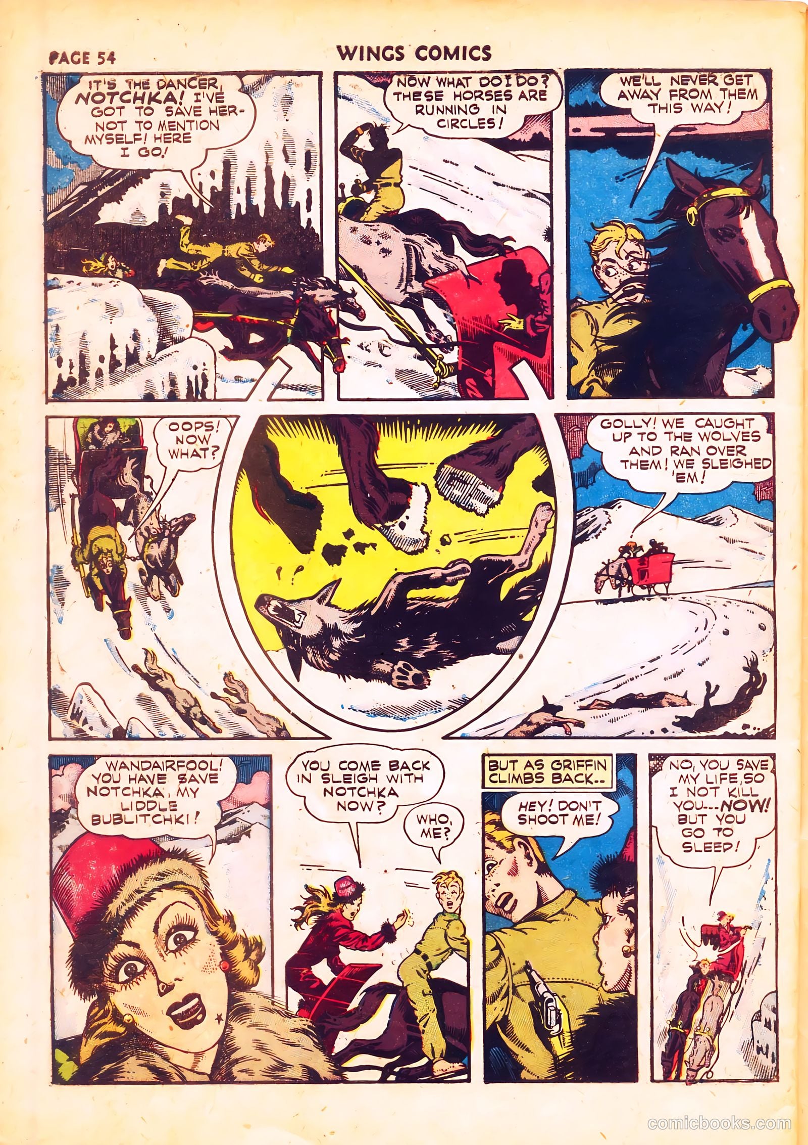Wings Comics #20 (1942) — page 56 of 68