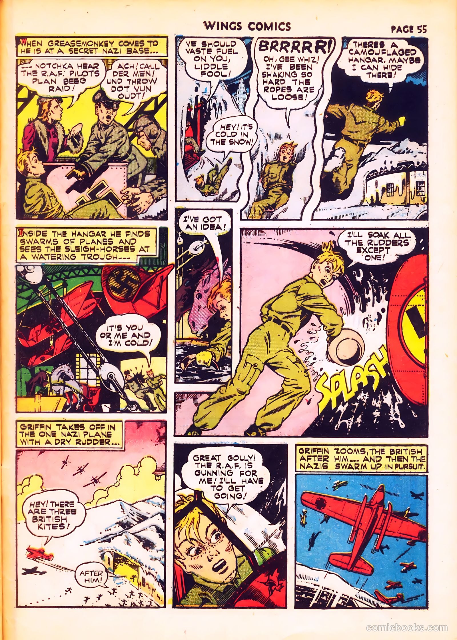 Wings Comics #20 (1942) — page 57 of 68