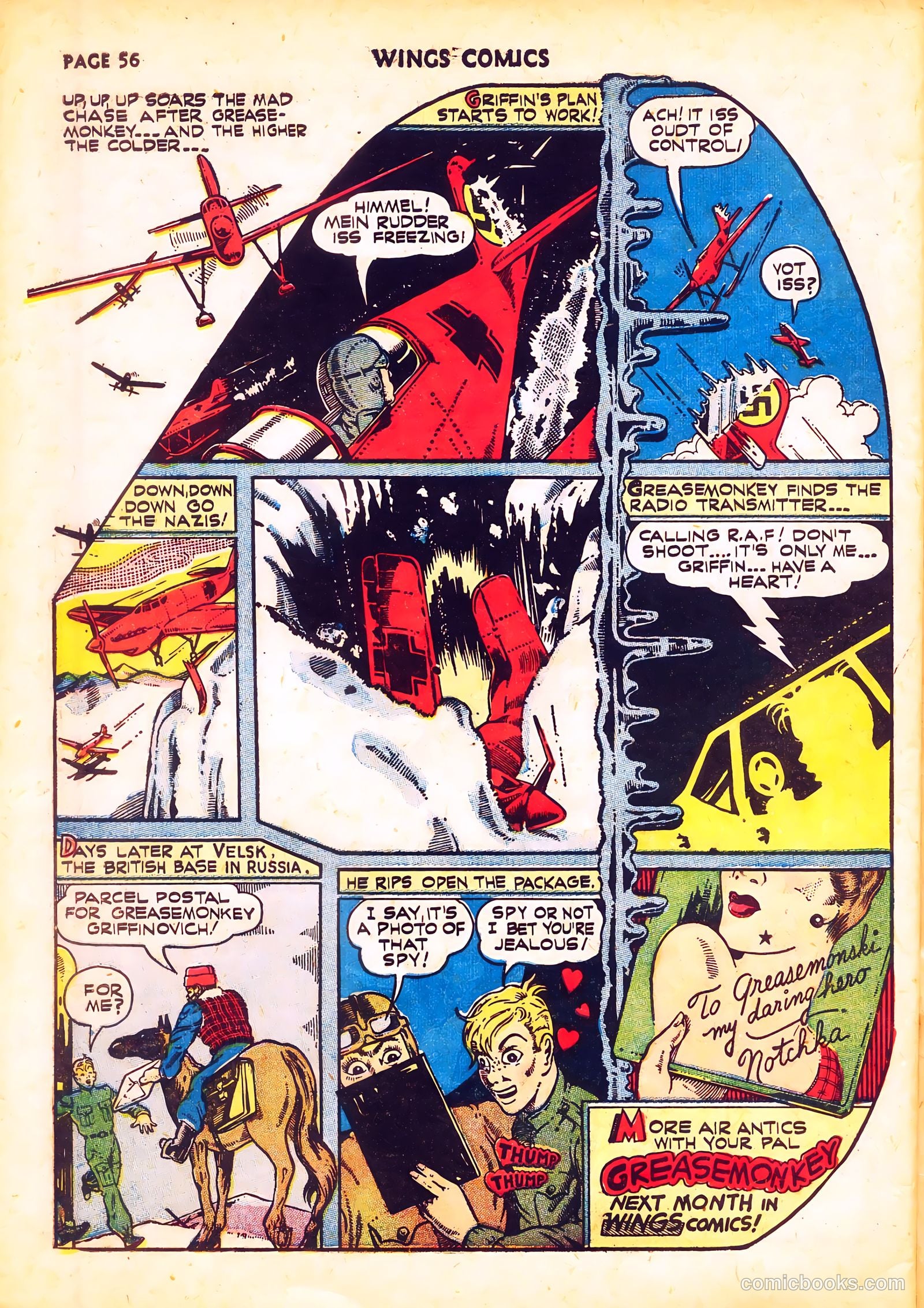 Wings Comics #20 (1942) — page 58 of 68
