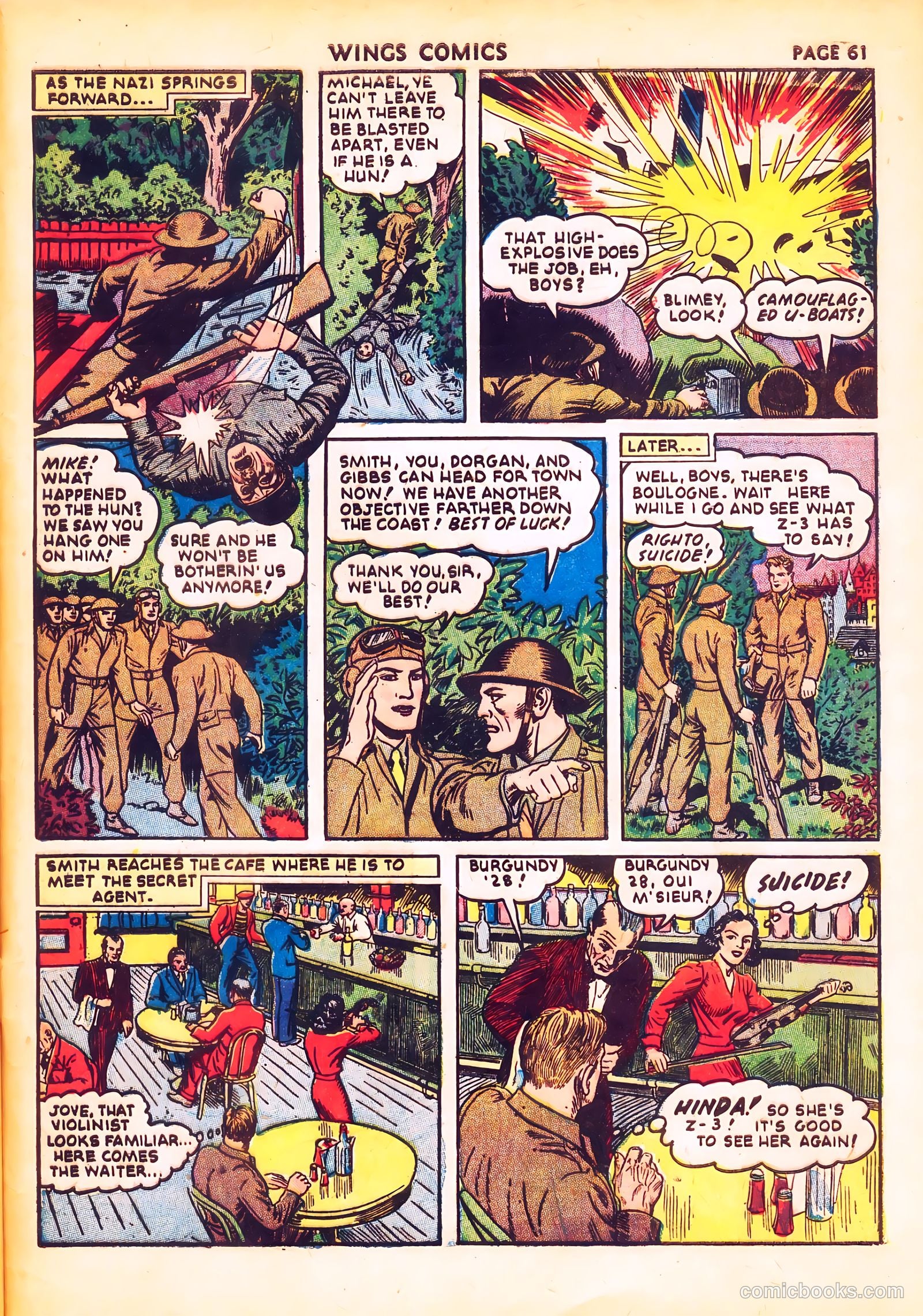 Wings Comics #20 (1942) — page 63 of 68