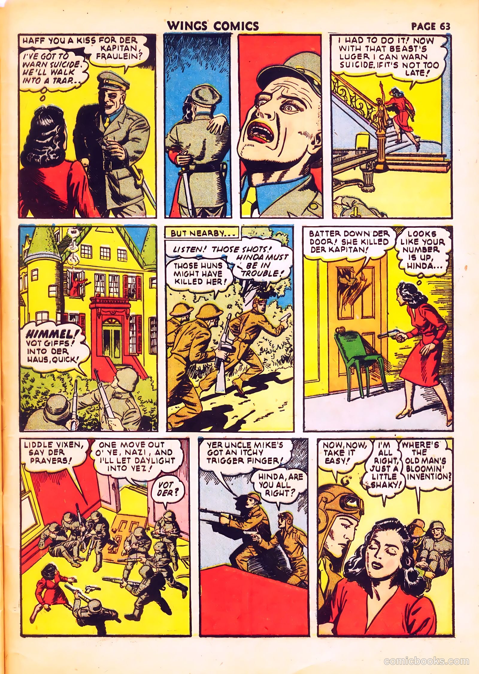 Wings Comics #20 (1942) — page 65 of 68