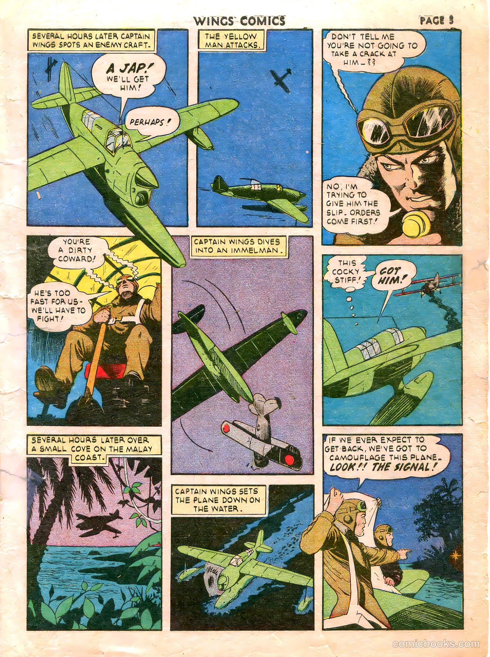 Wings Comics #21 (1942) — page 5 of 68