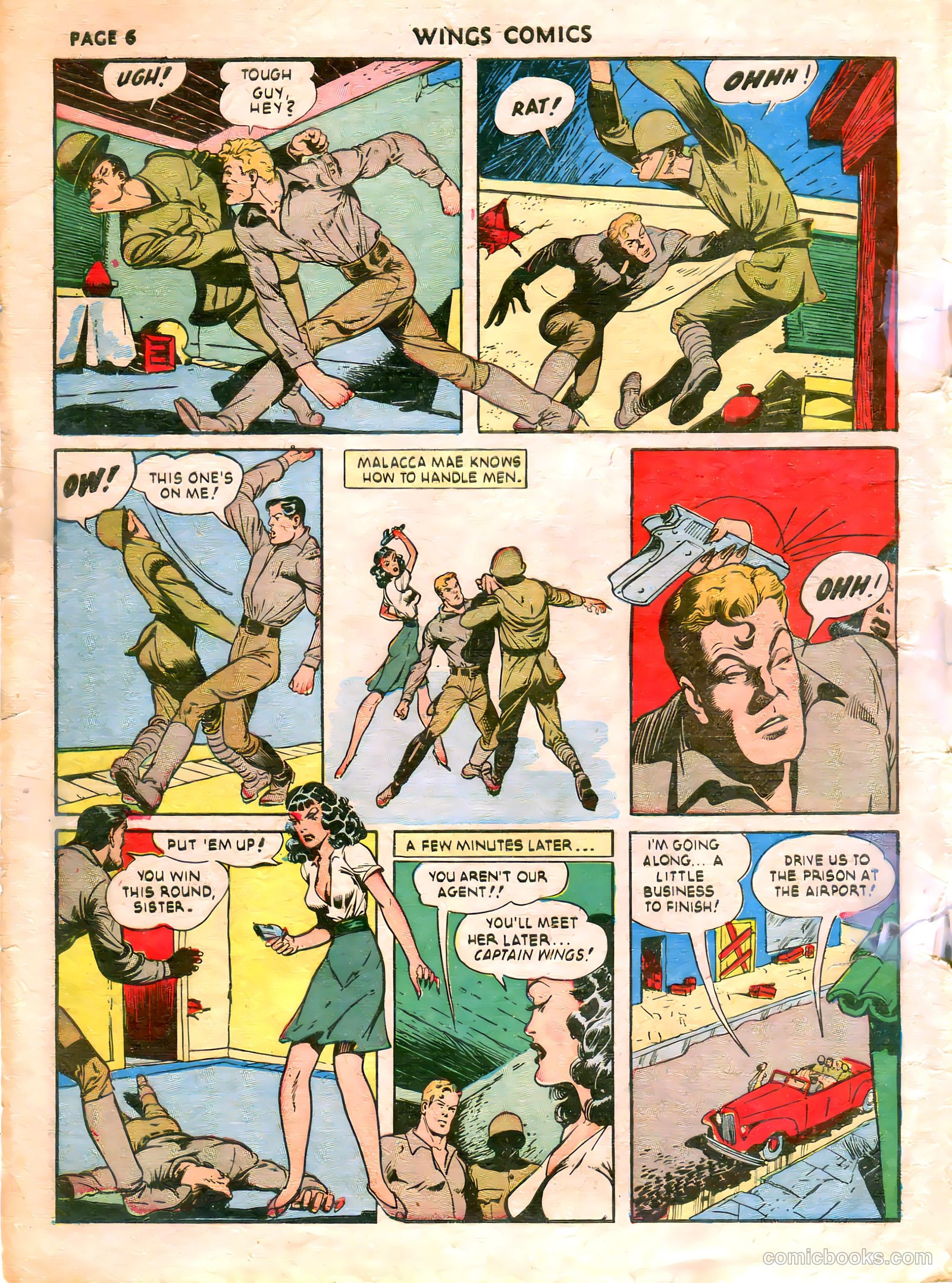 Wings Comics #21 (1942) — page 8 of 68