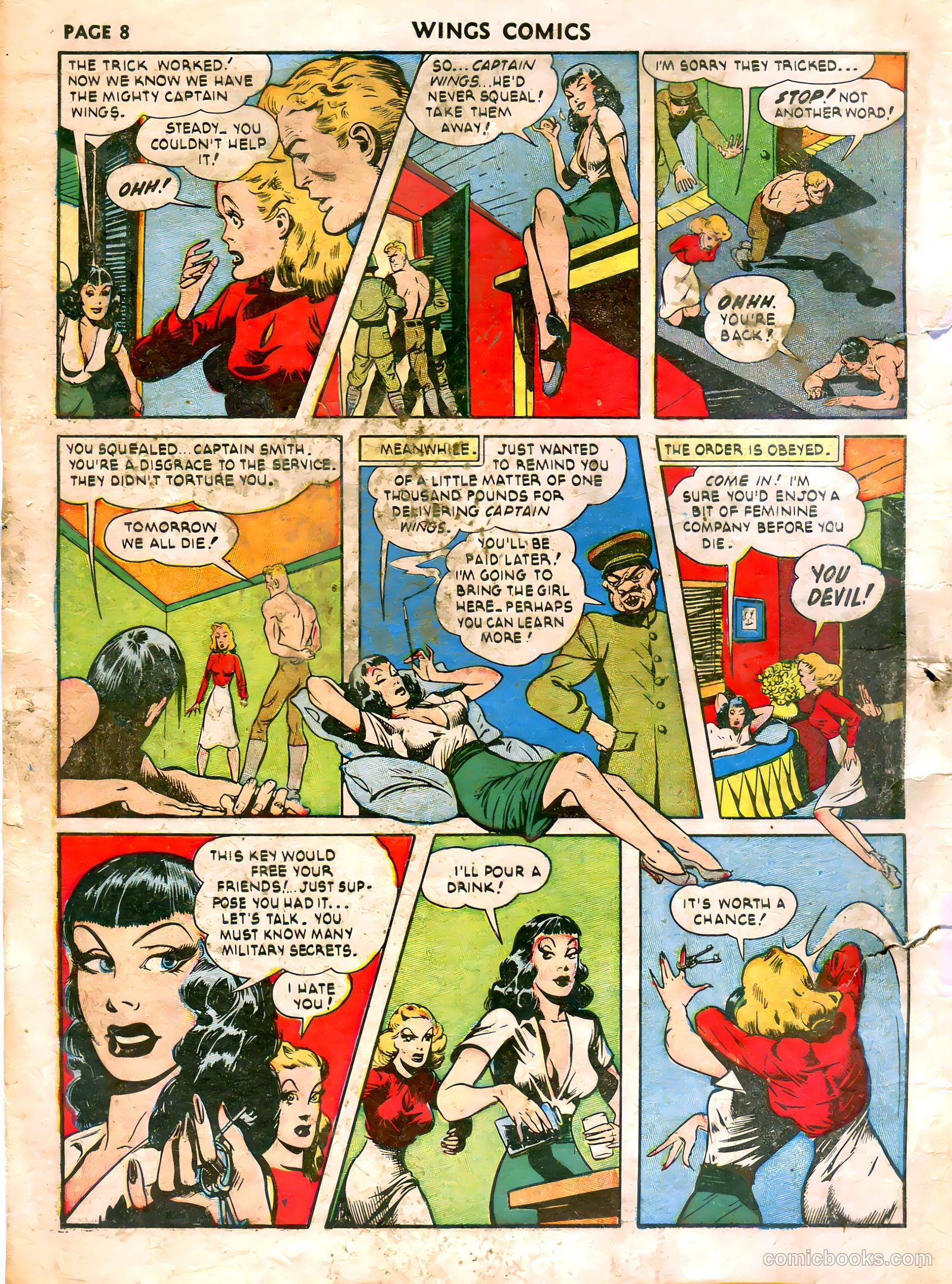 Wings Comics #21 (1942) — page 10 of 68