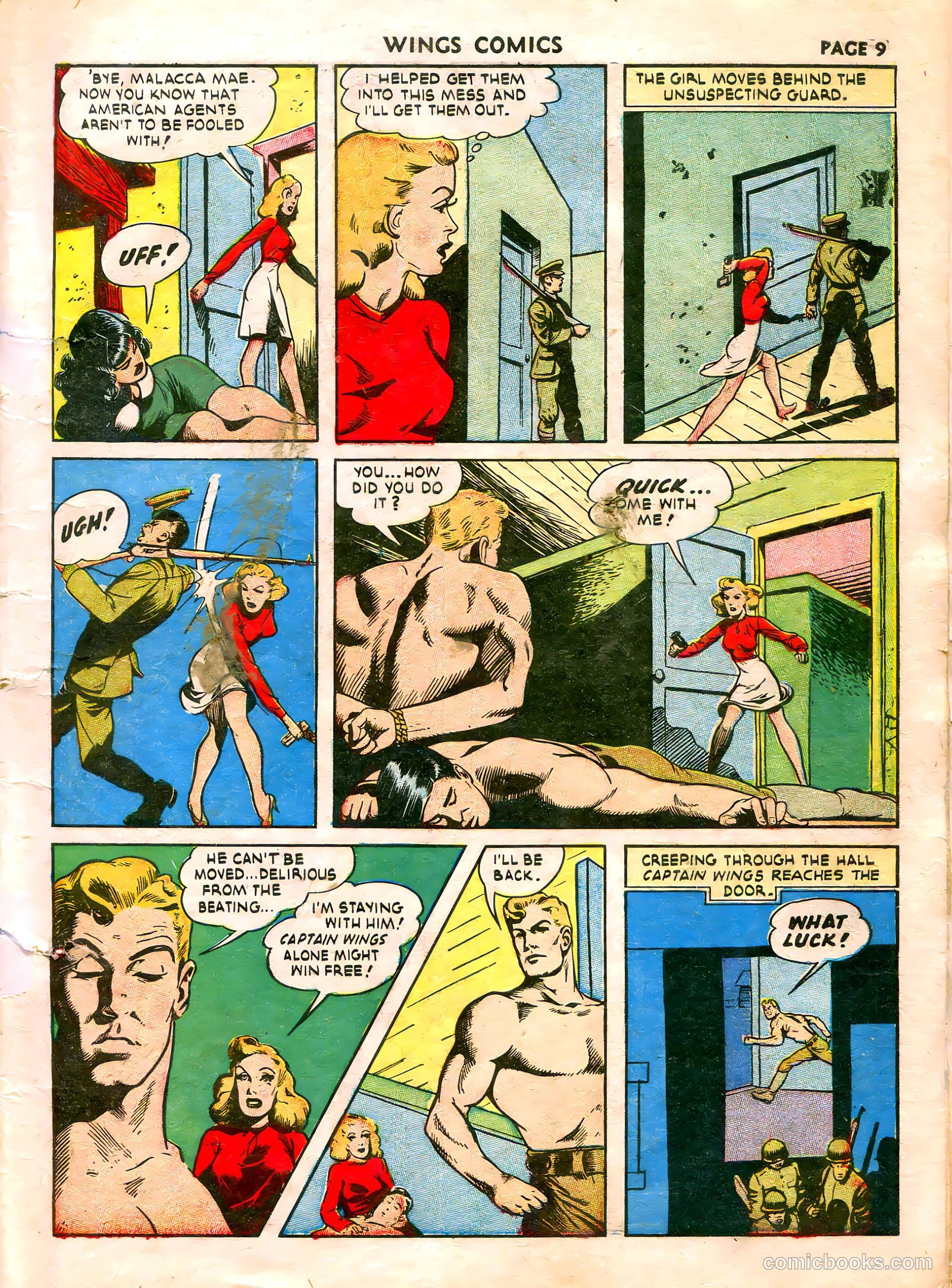 Wings Comics #21 (1942) — page 11 of 68