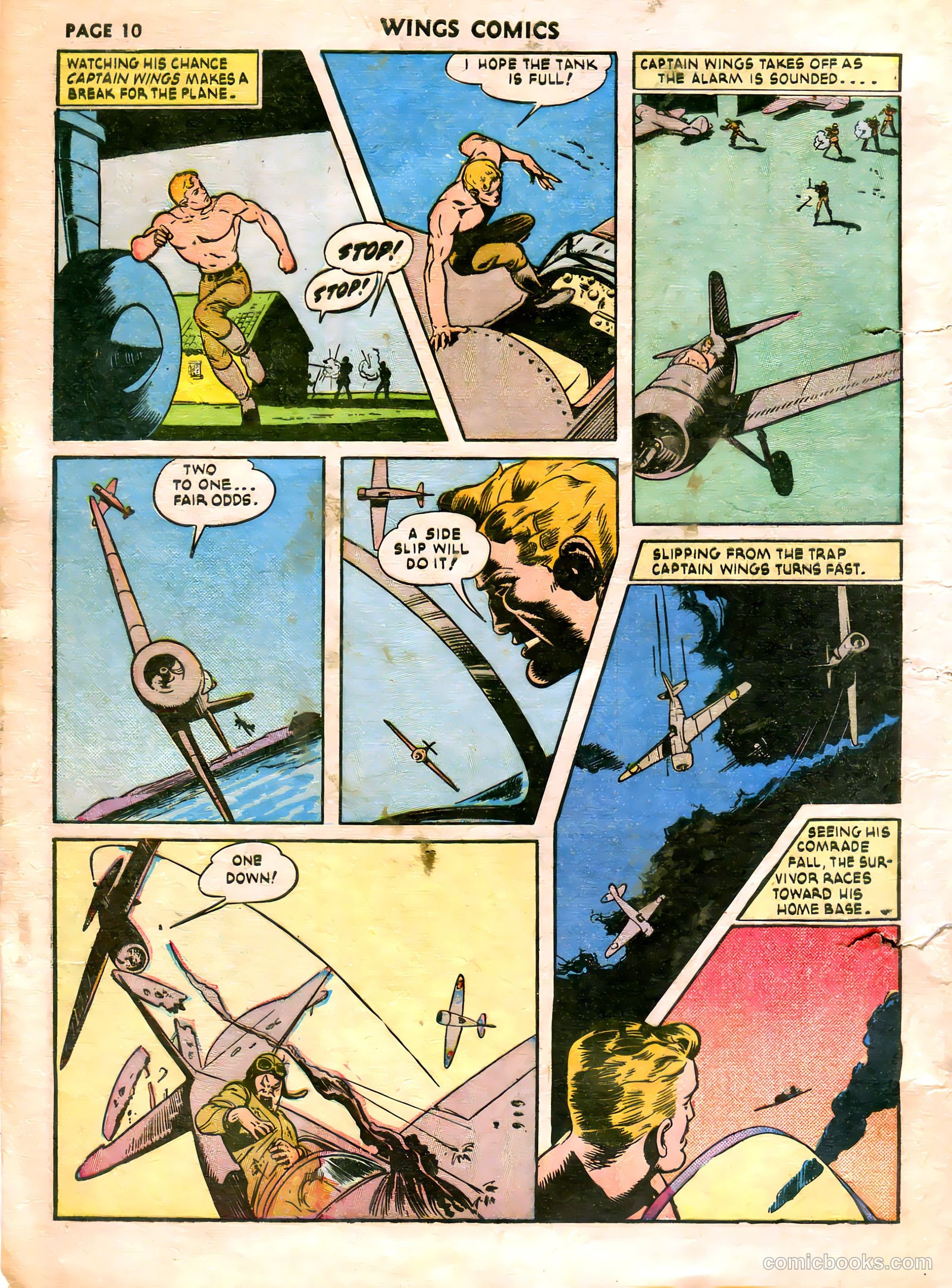 Wings Comics #21 (1942) — page 12 of 68