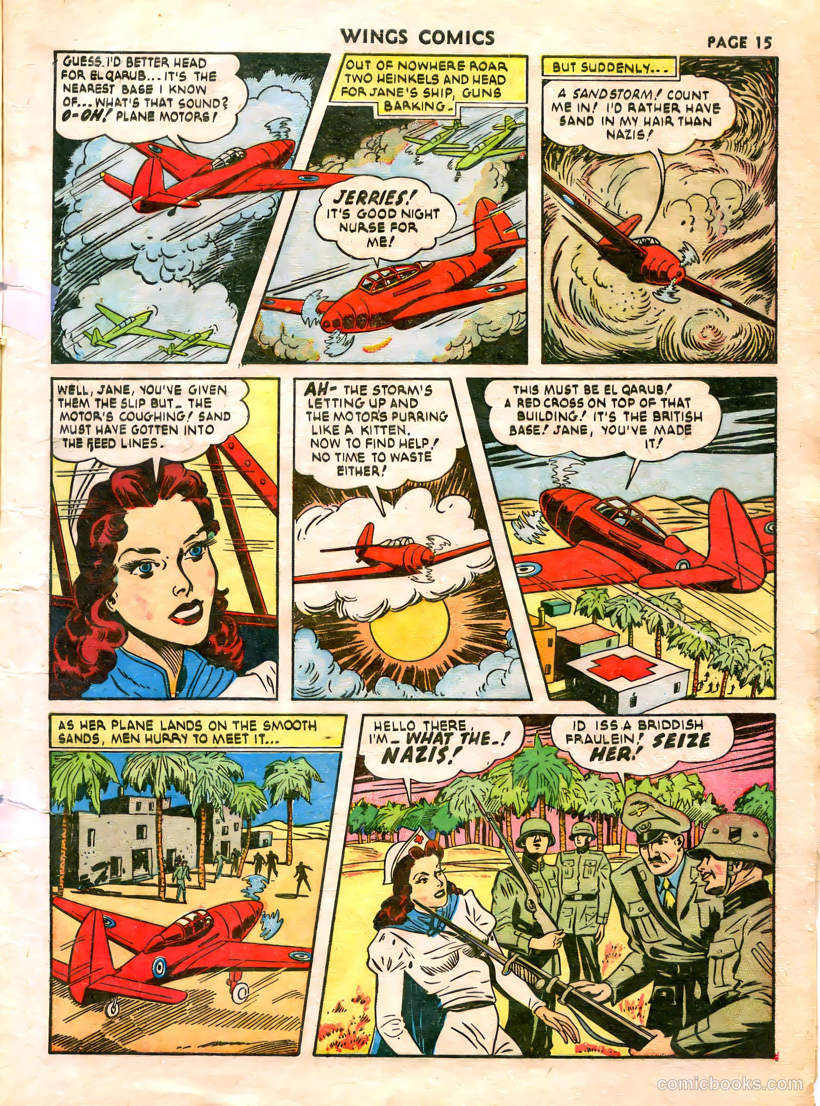 Wings Comics #21 (1942) — page 17 of 68