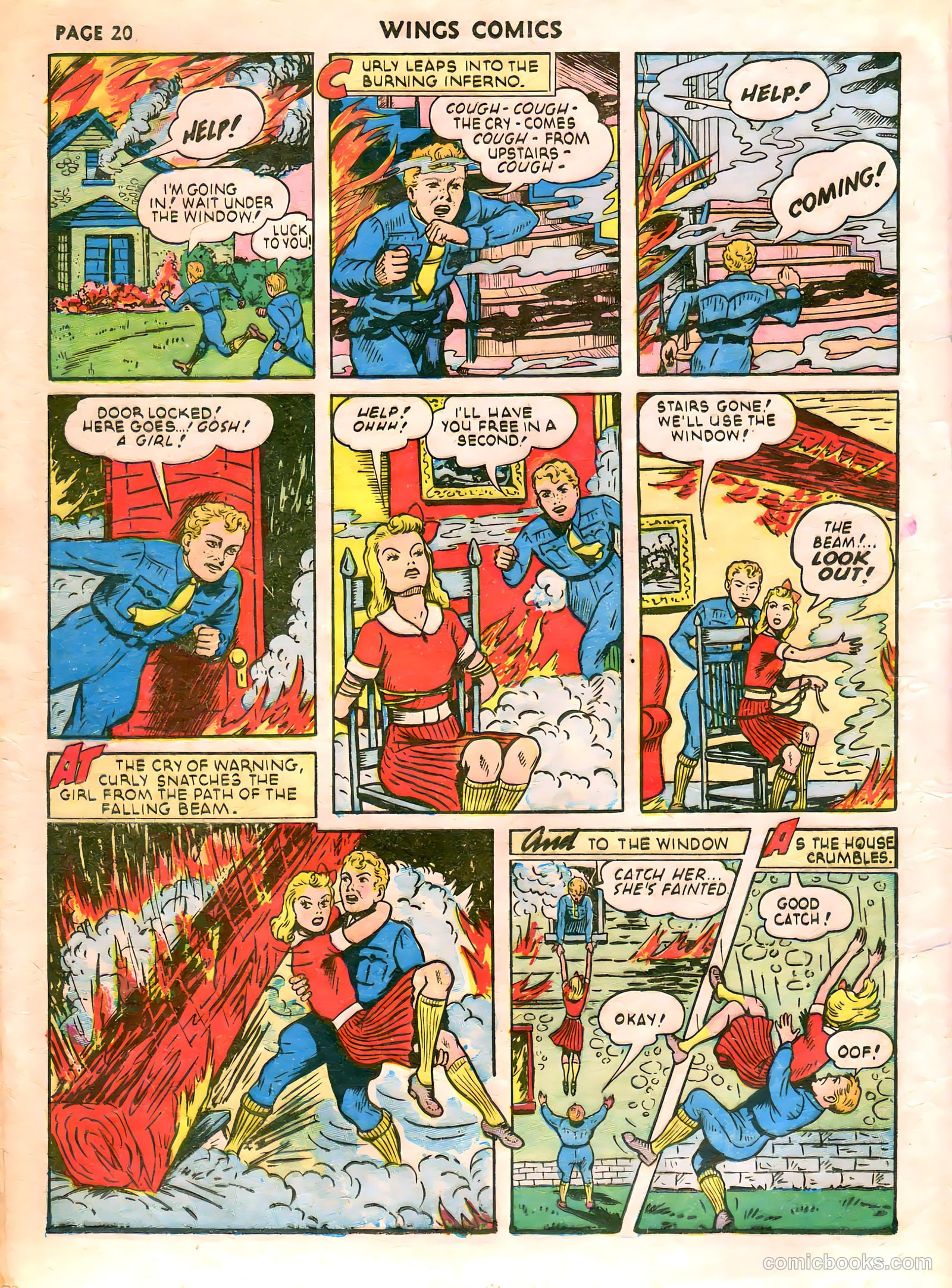 Wings Comics #21 (1942) — page 22 of 68