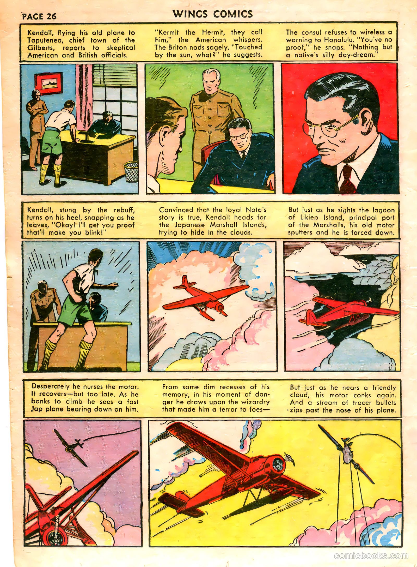 Wings Comics #21 (1942) — page 28 of 68