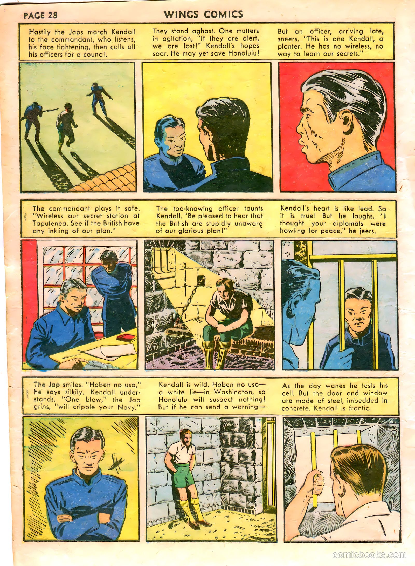 Wings Comics #21 (1942) — page 30 of 68