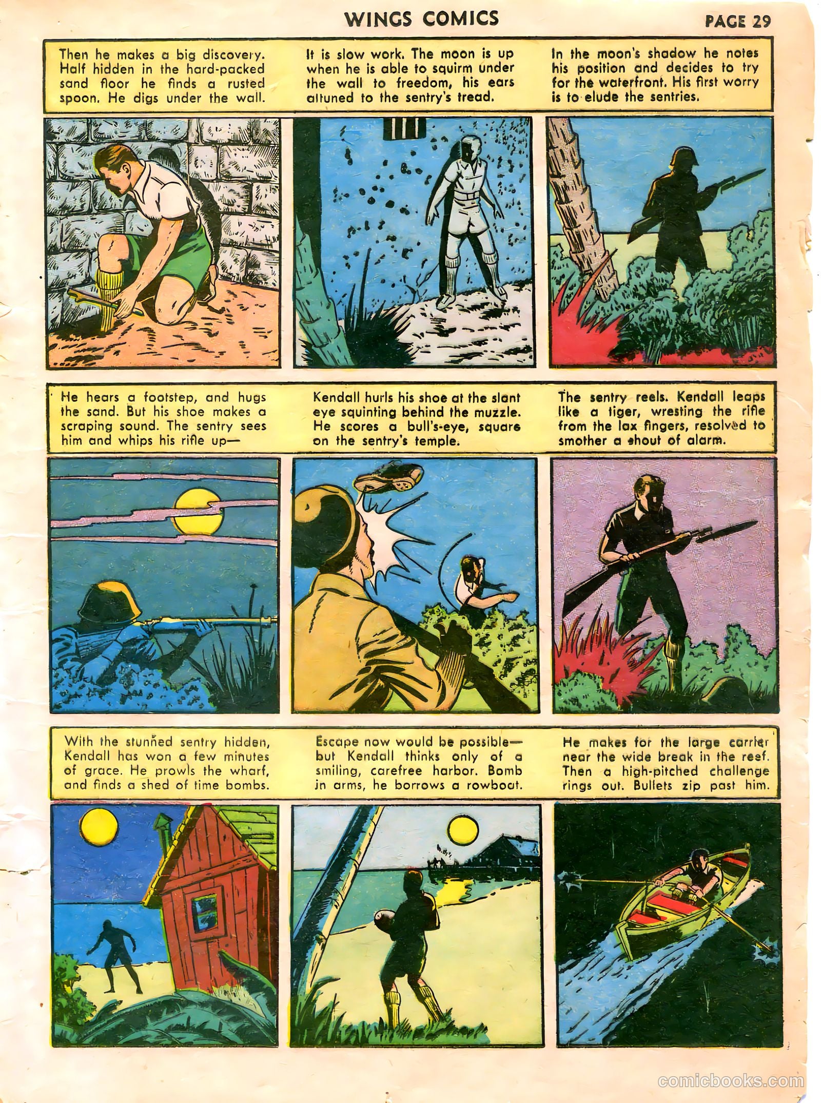 Wings Comics #21 (1942) — page 31 of 68