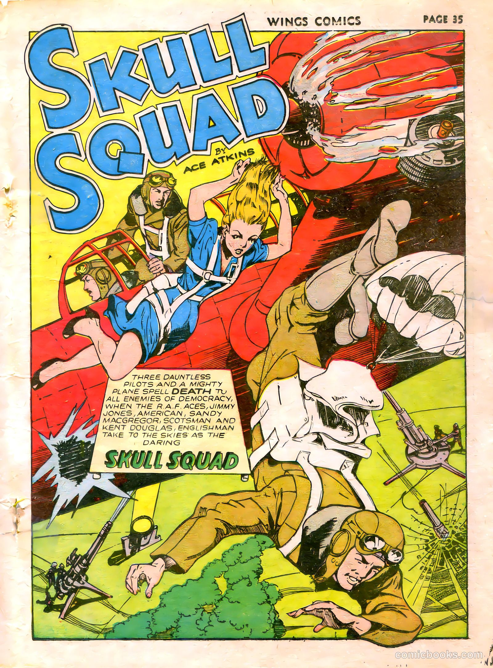 Wings Comics #21 (1942) — page 37 of 68