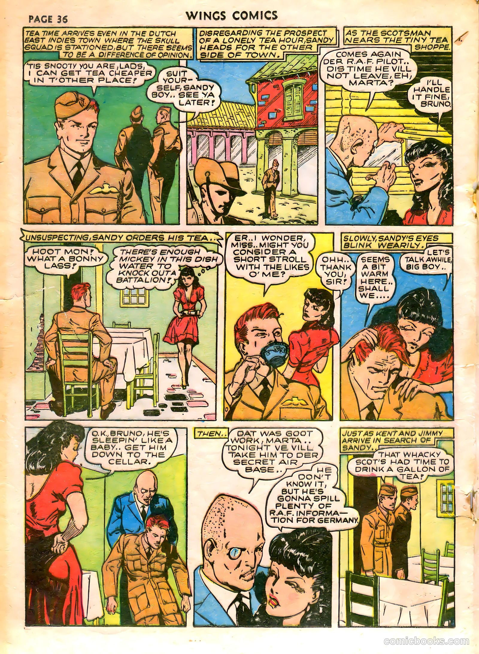 Wings Comics #21 (1942) — page 38 of 68