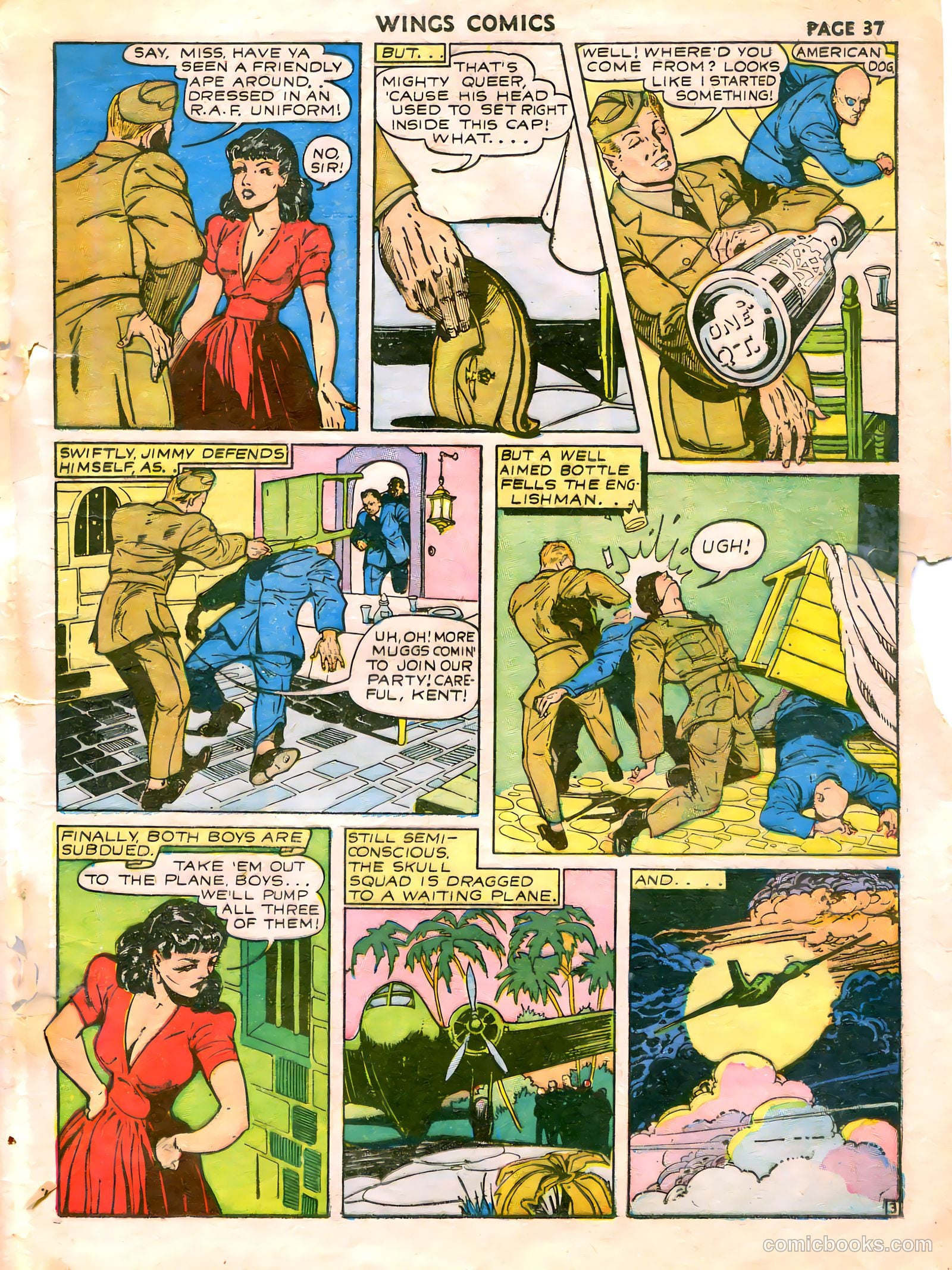 Wings Comics #21 (1942) — page 39 of 68