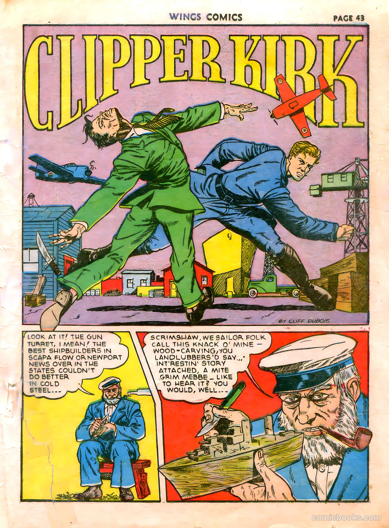 Wings Comics #21 (1942) — page 45 of 68