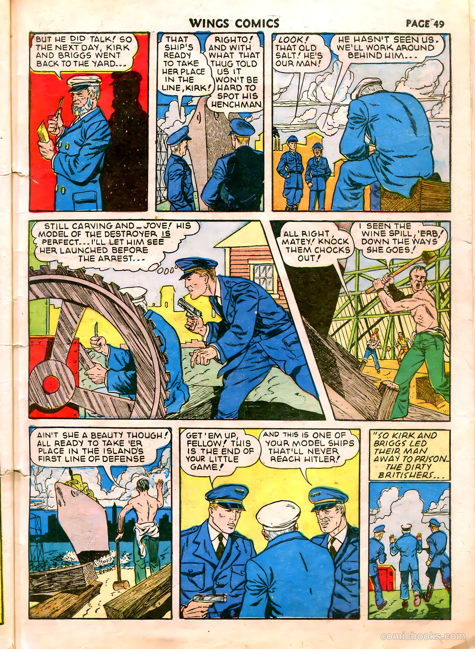 Wings Comics #21 (1942) — page 51 of 68