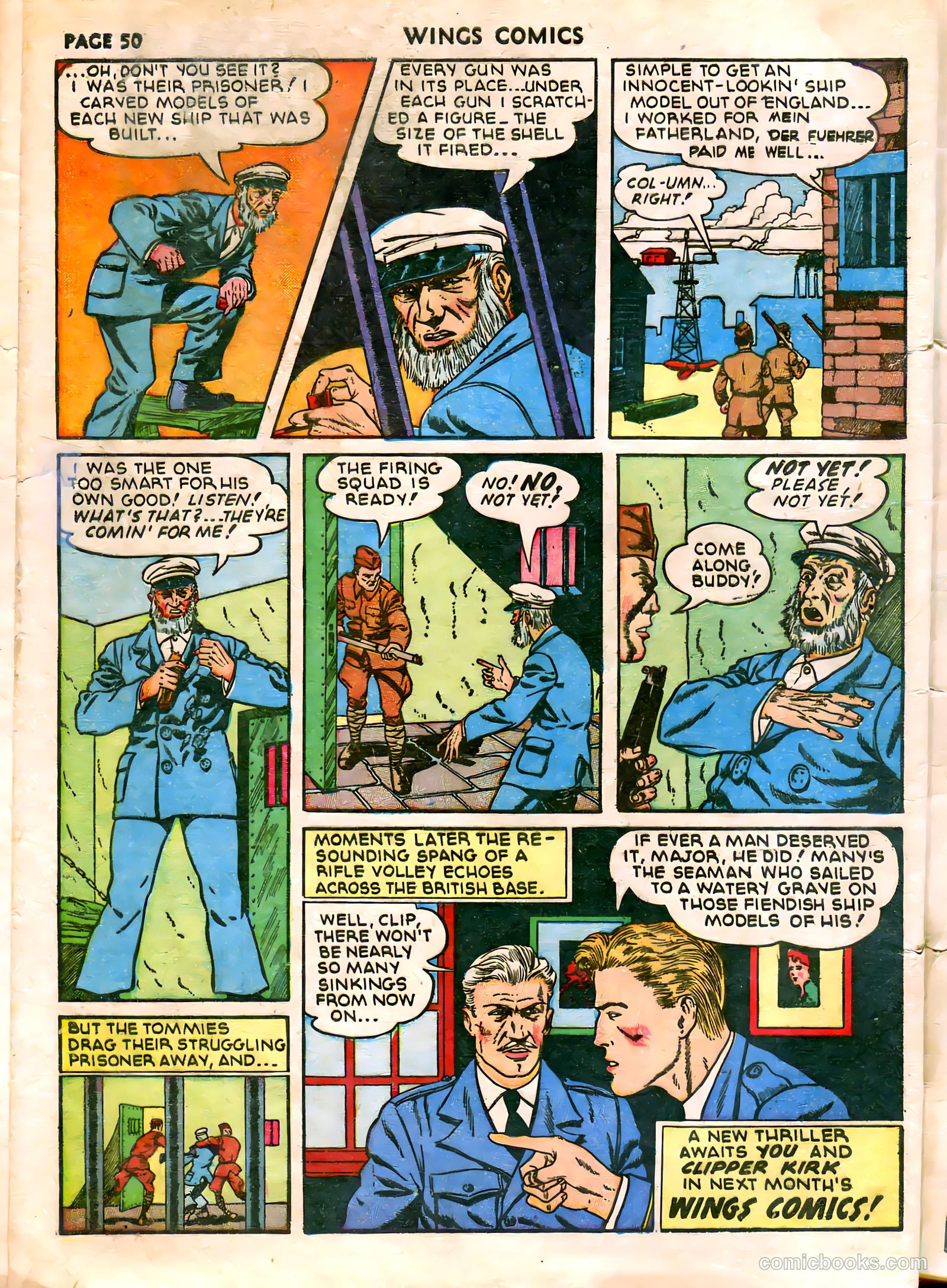 Wings Comics #21 (1942) — page 52 of 68