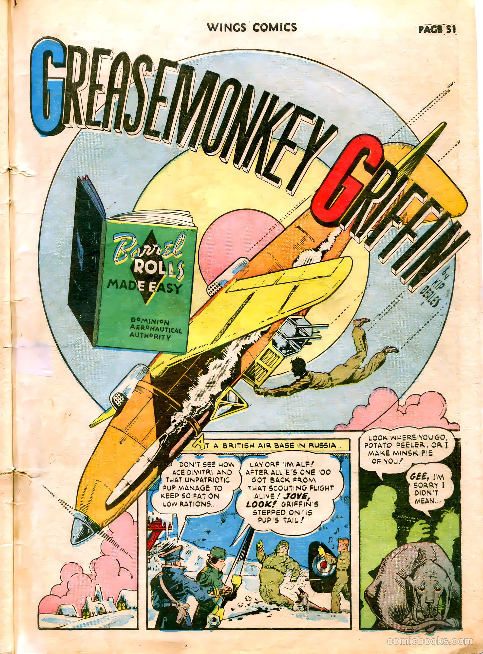 Wings Comics #21 (1942) — page 53 of 68