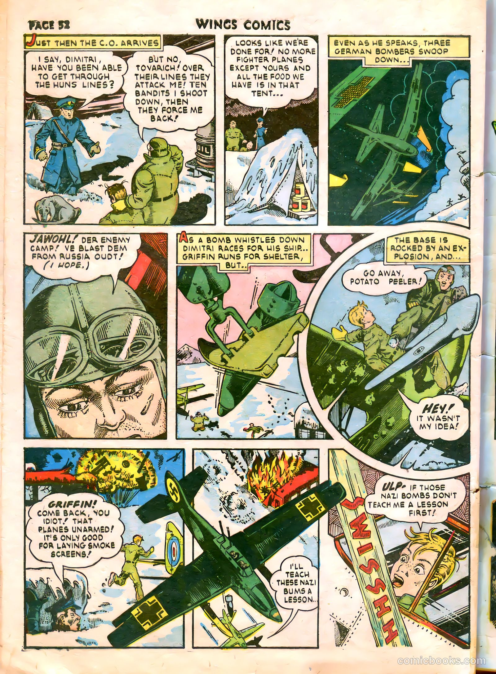 Wings Comics #21 (1942) — page 54 of 68