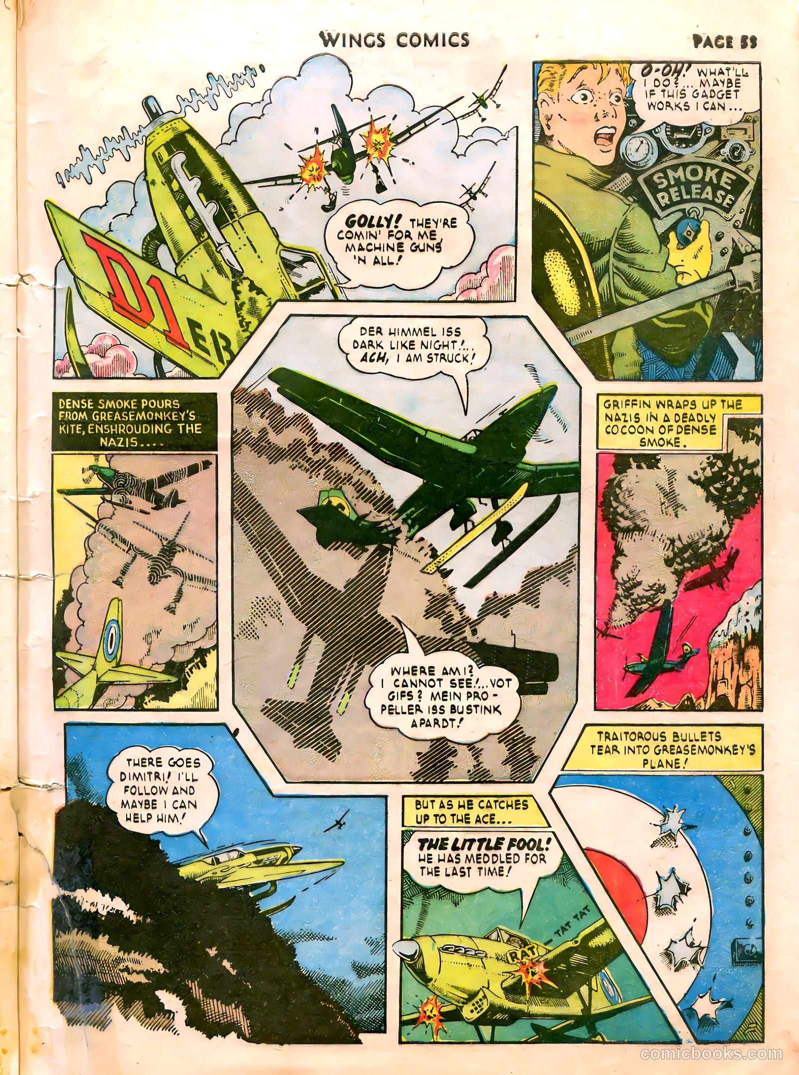 Wings Comics #21 (1942) — page 55 of 68