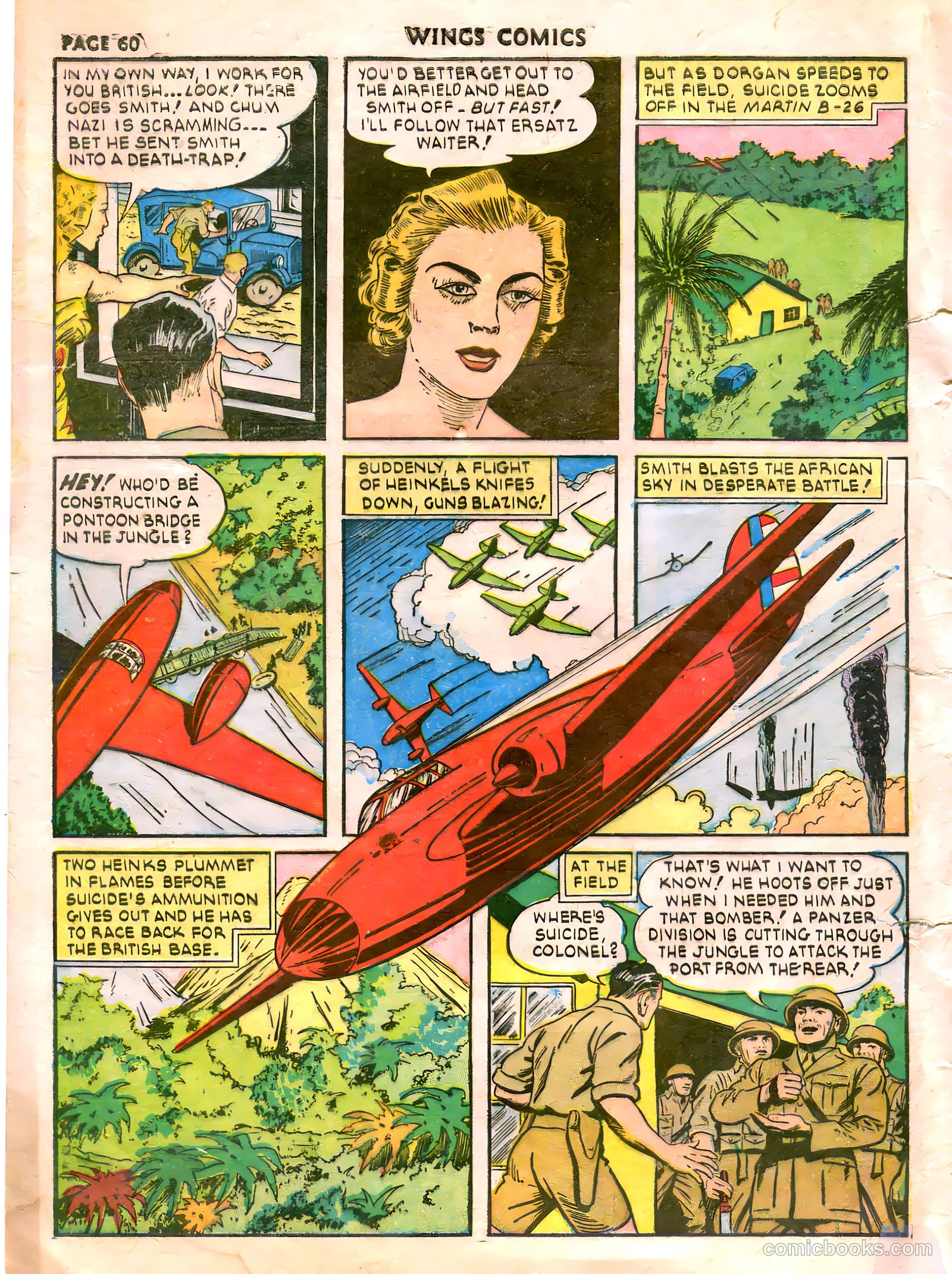 Wings Comics #21 (1942) — page 62 of 68