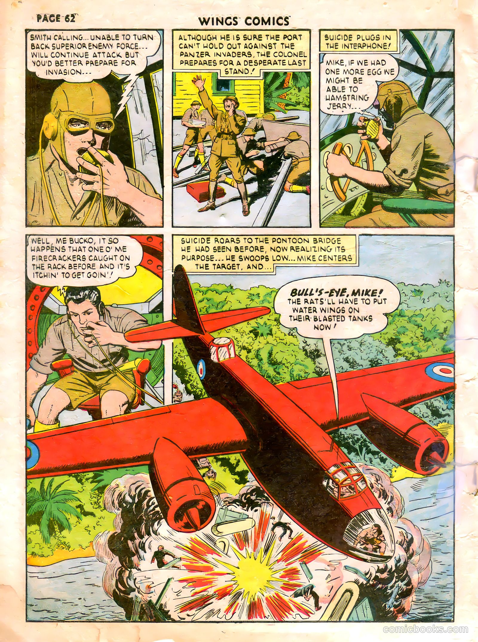 Wings Comics #21 (1942) — page 64 of 68