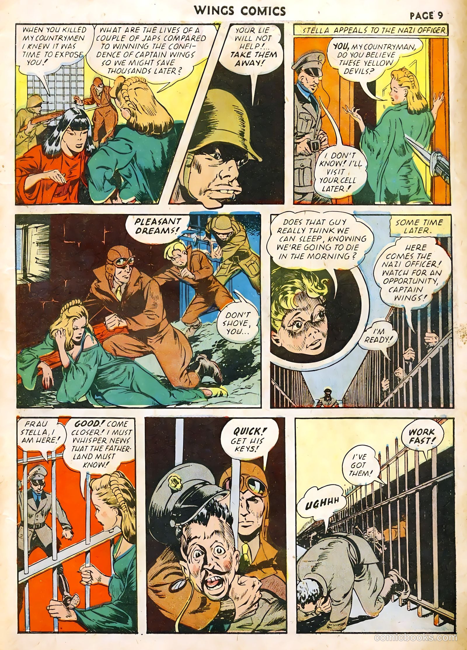 Wings Comics #22 (1942) — page 11 of 68