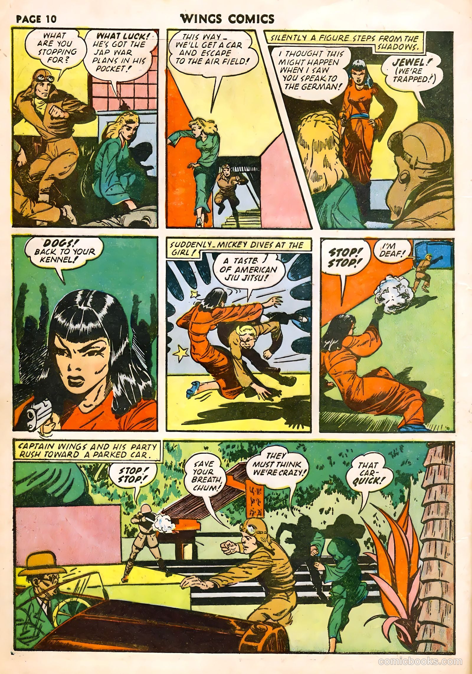 Wings Comics #22 (1942) — page 12 of 68