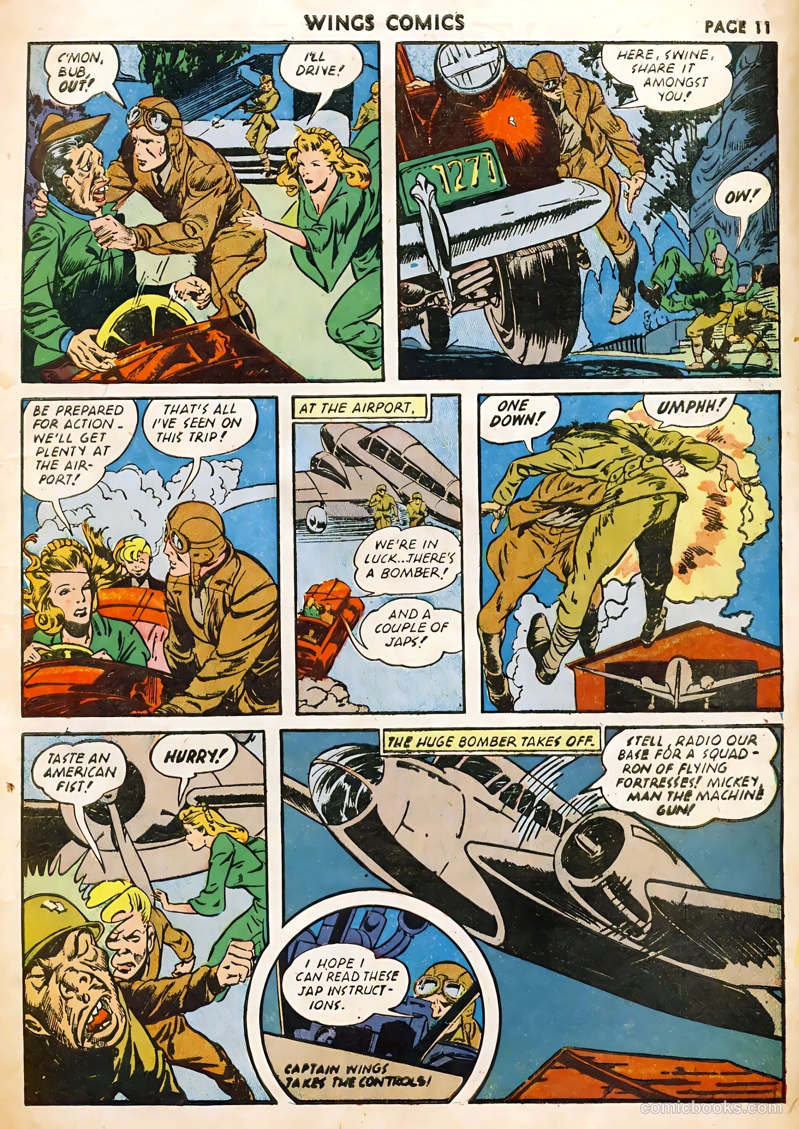 Wings Comics #22 (1942) — page 13 of 68