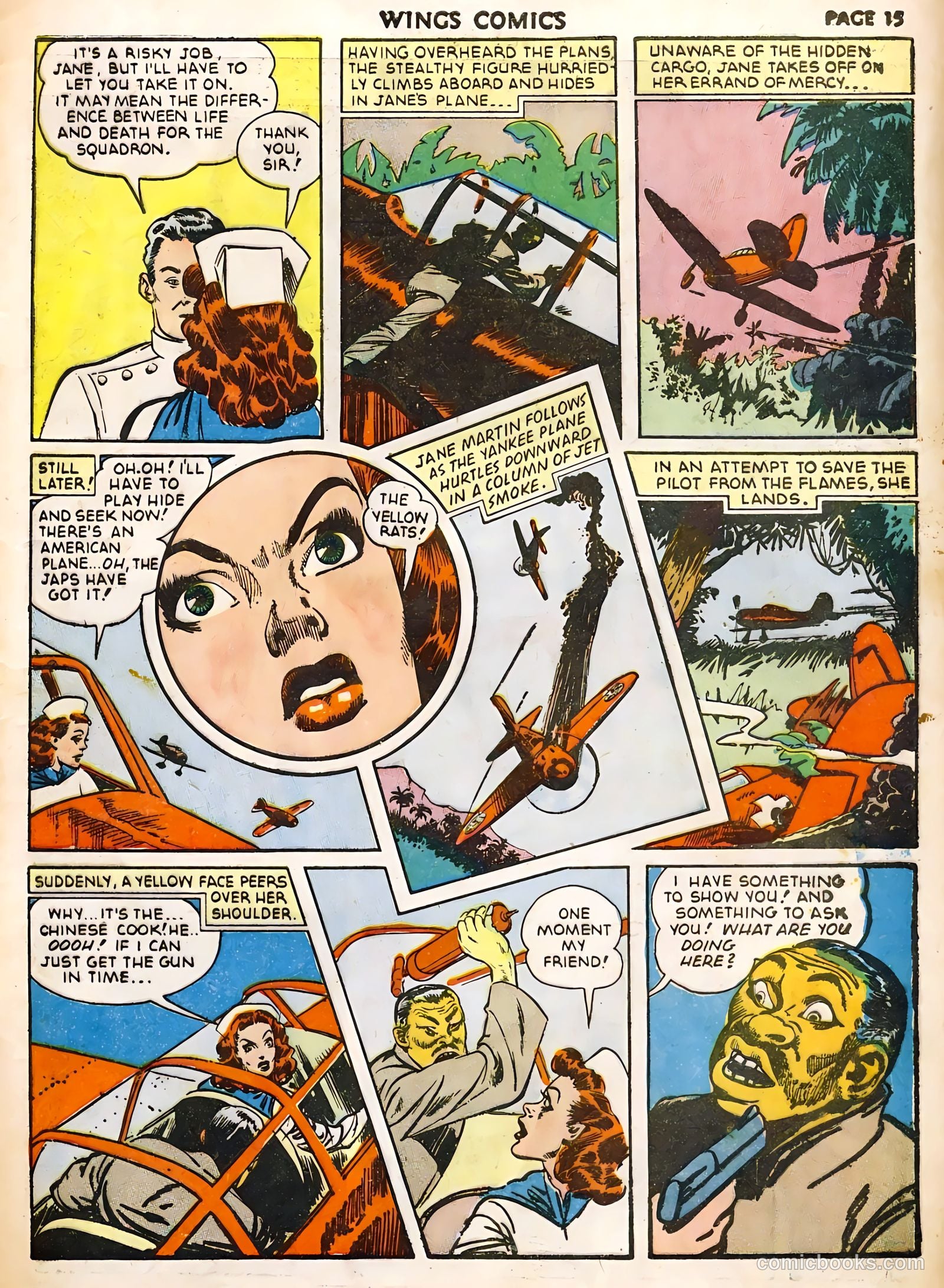 Wings Comics #22 (1942) — page 17 of 68
